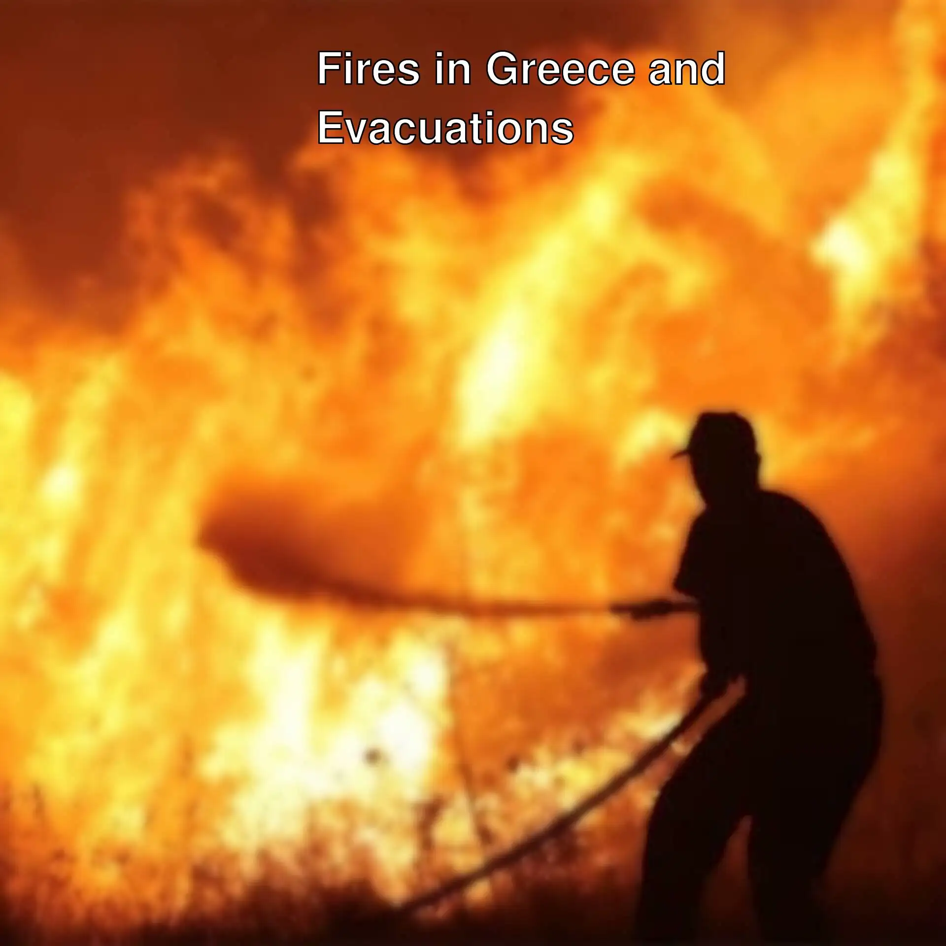 Firefighting efforts in Greece.