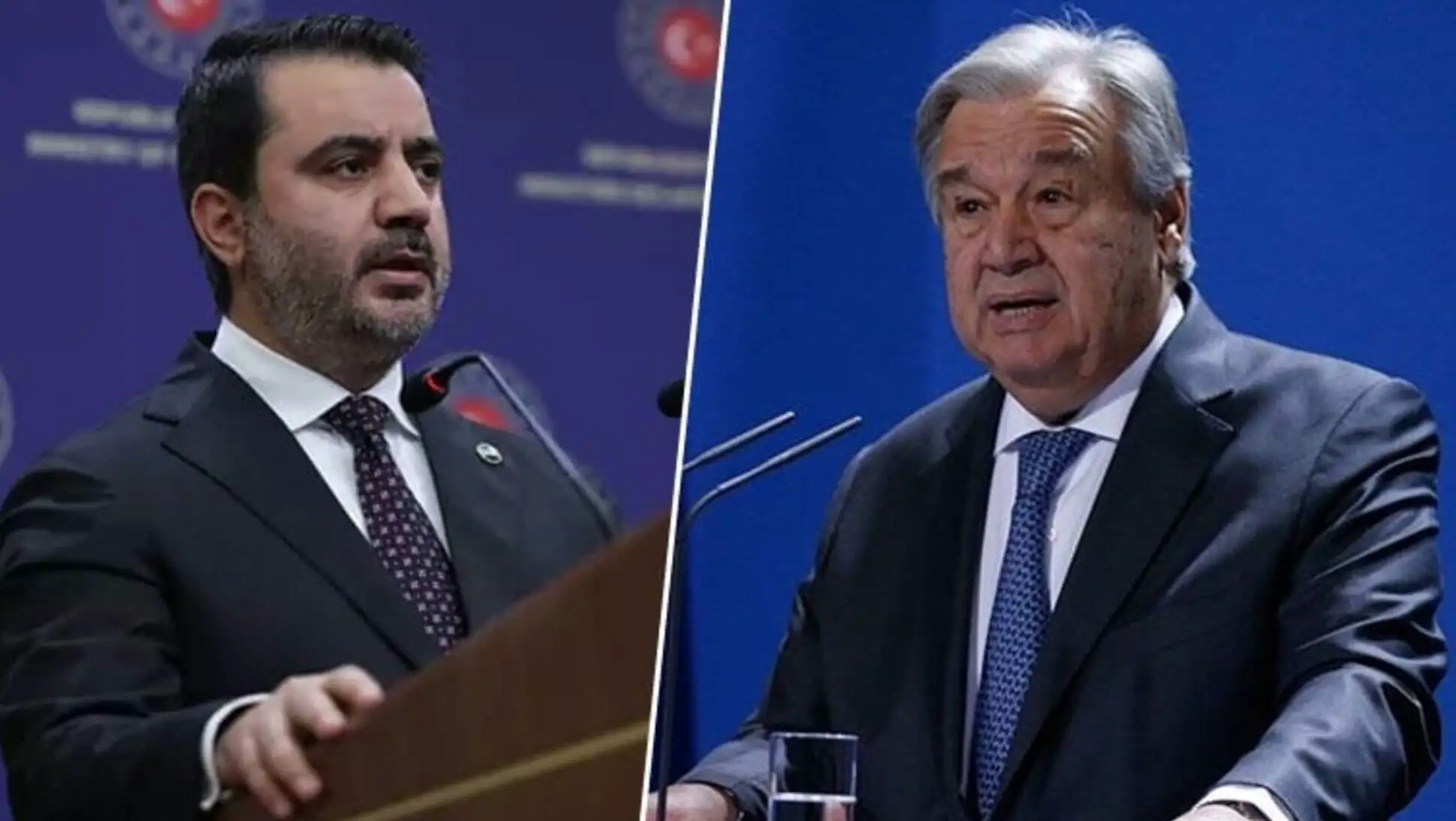 Meeting between the Syrian Foreign Minister and UN Secretary-General Guterres. Meeting between the Syrian Foreign Minister and UN Secretary-General Guterres.
