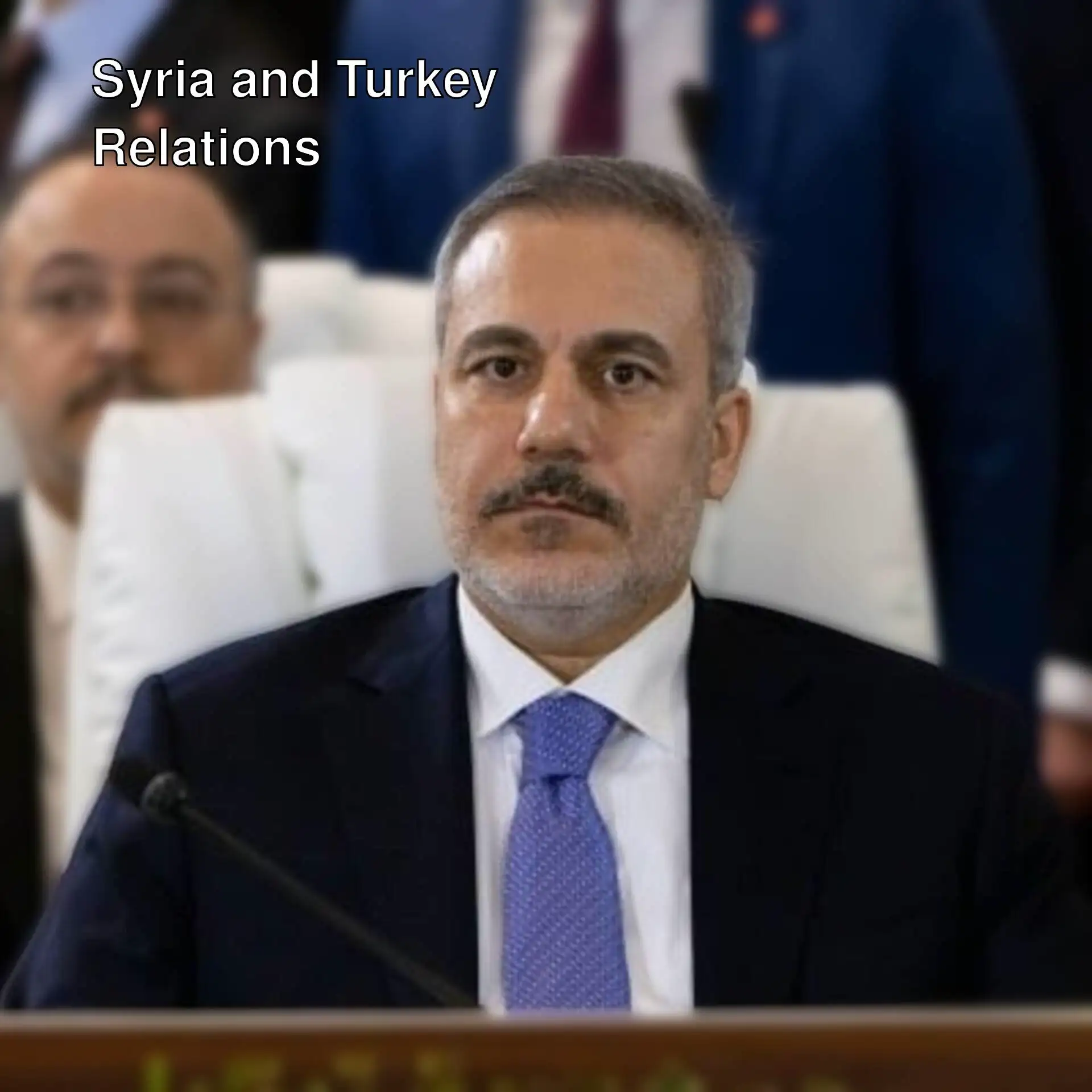 Hakan Fidan speaking about developments in Syria. Hakan Fidan speaking about developments in Syria.