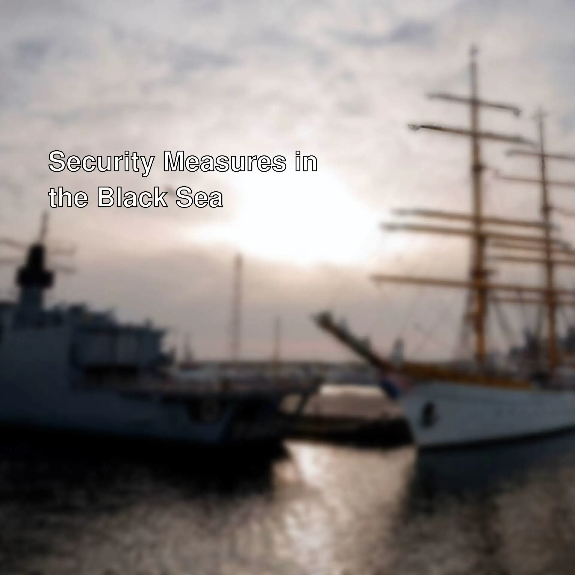 A ship in a harbor