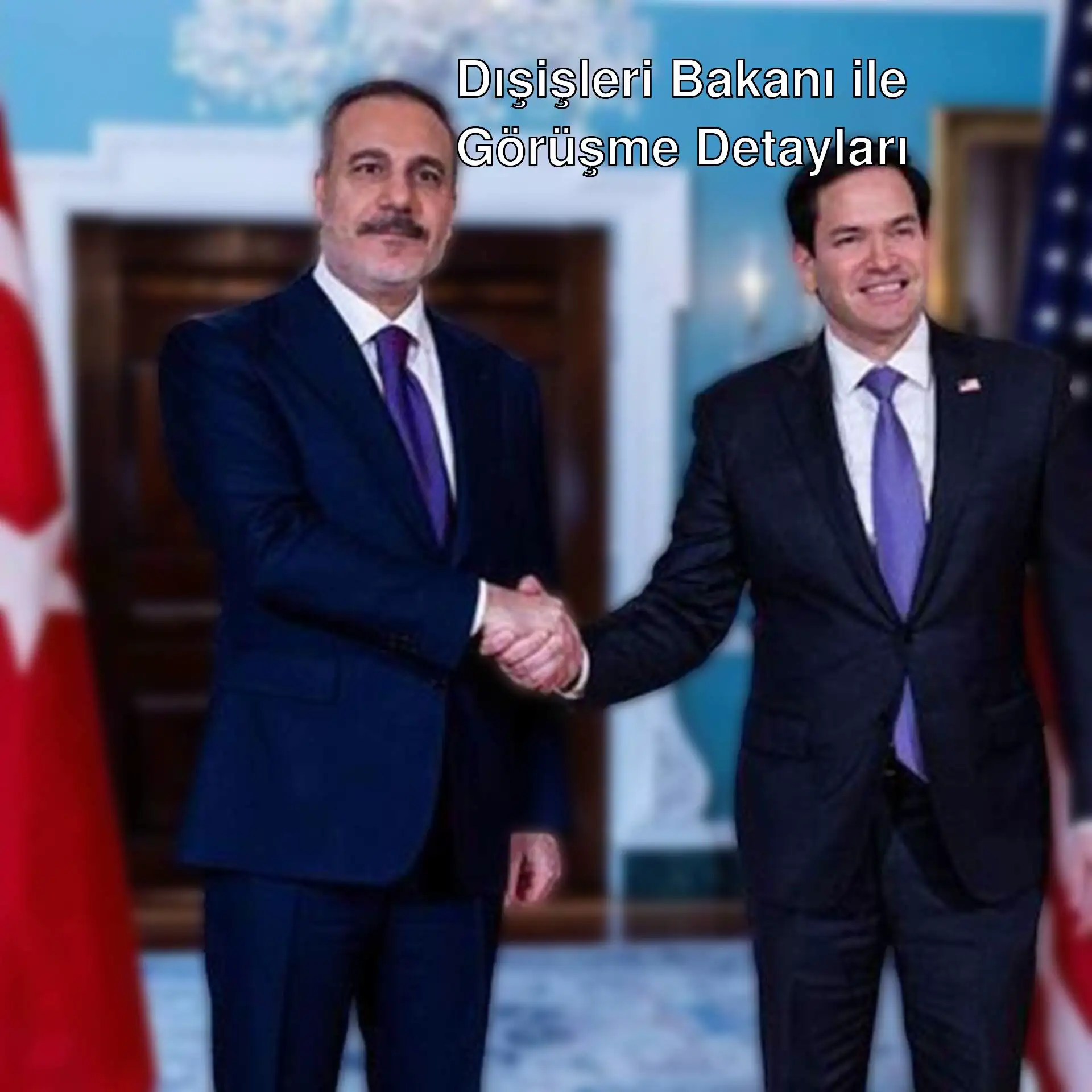 Dışişleri Bakanı Hakan Fidan ve ABD'li mevkidaşı Rubio el sıkışıyor. Dışişleri Bakanı Hakan Fidan ve ABD'li mevkidaşı Rubio el sıkışıyor.