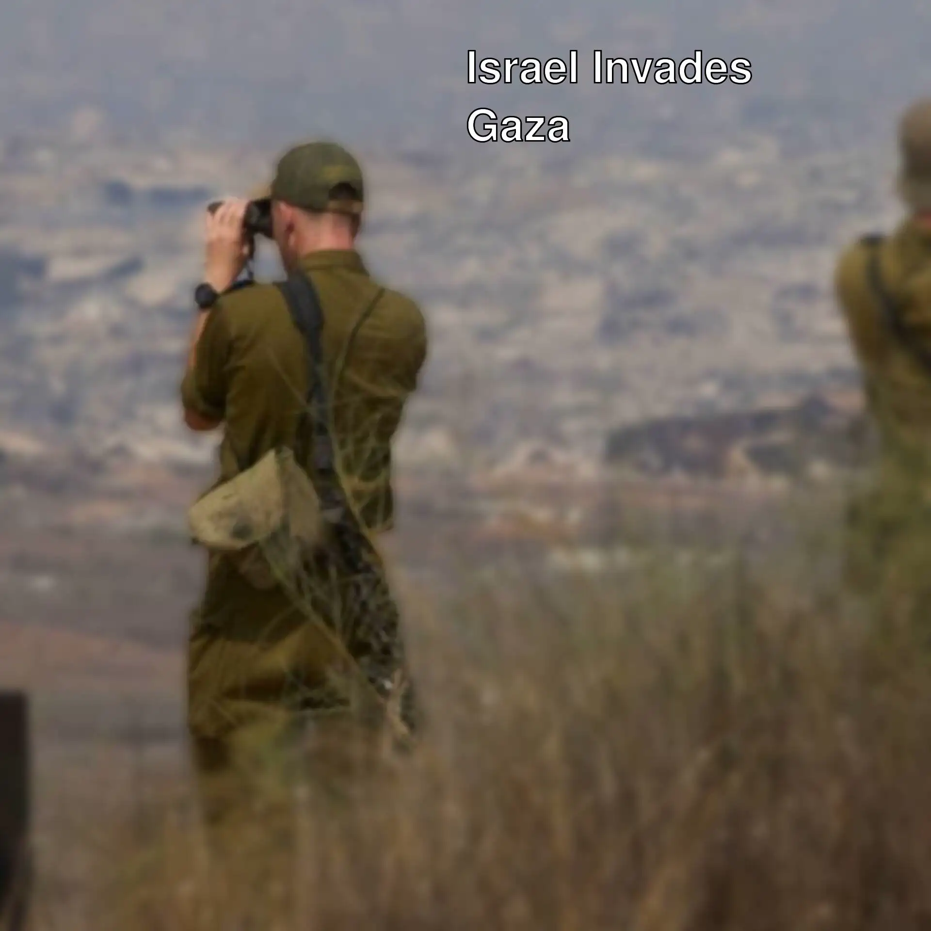 The Israeli army is conducting operations against Gaza. The Israeli army is conducting operations against Gaza.