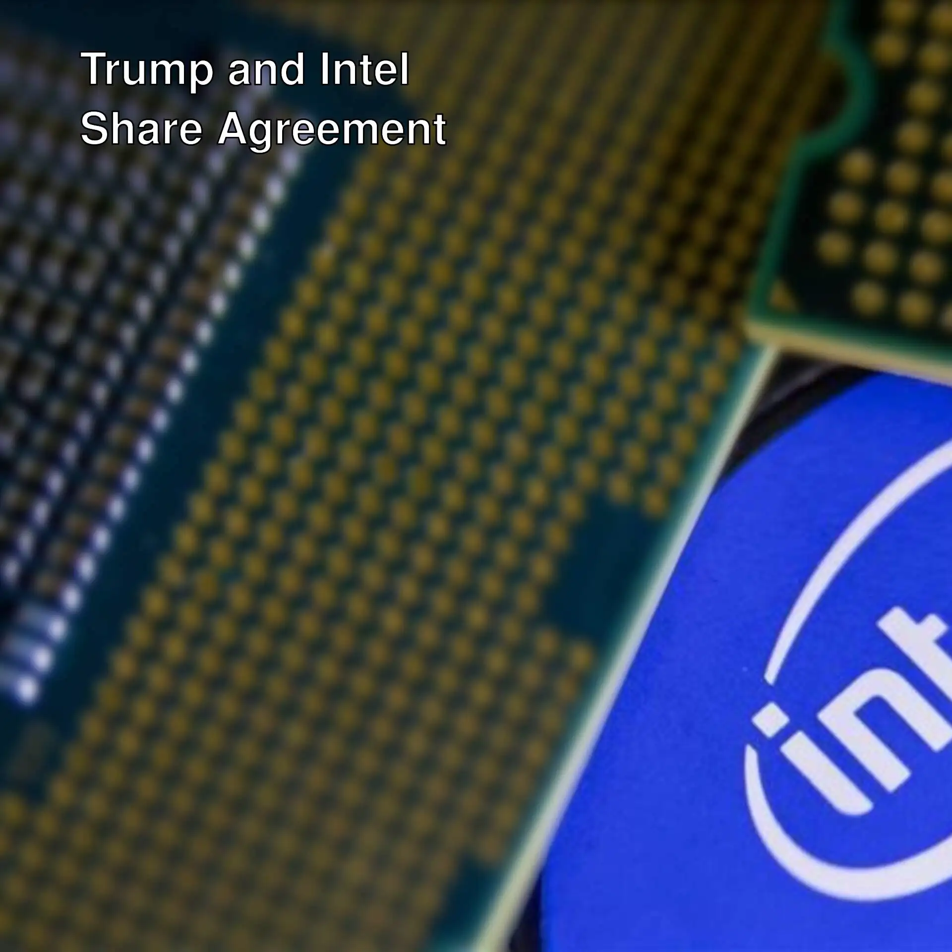 A close-up of a computer chip. A close-up of a computer chip.