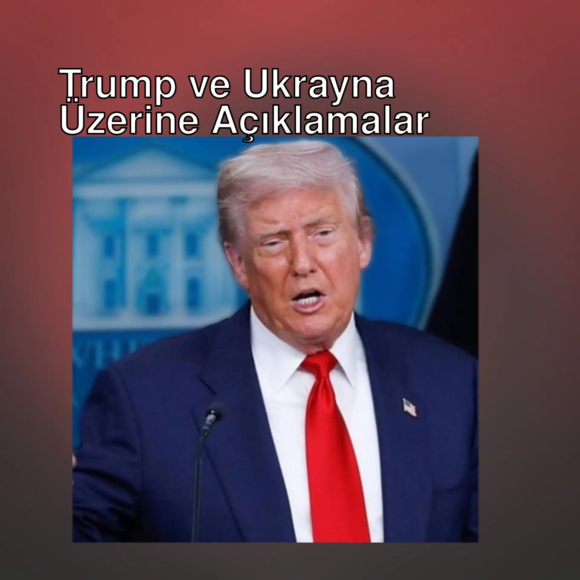 Trump, resmi bir kıyafetle poz veriyor. Trump, resmi bir kıyafetle poz veriyor.