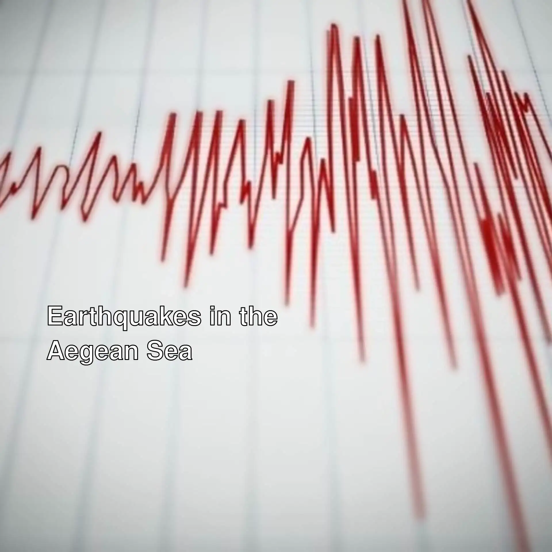 Graph showing earthquakes in the Aegean Sea. Graph showing earthquakes in the Aegean Sea.