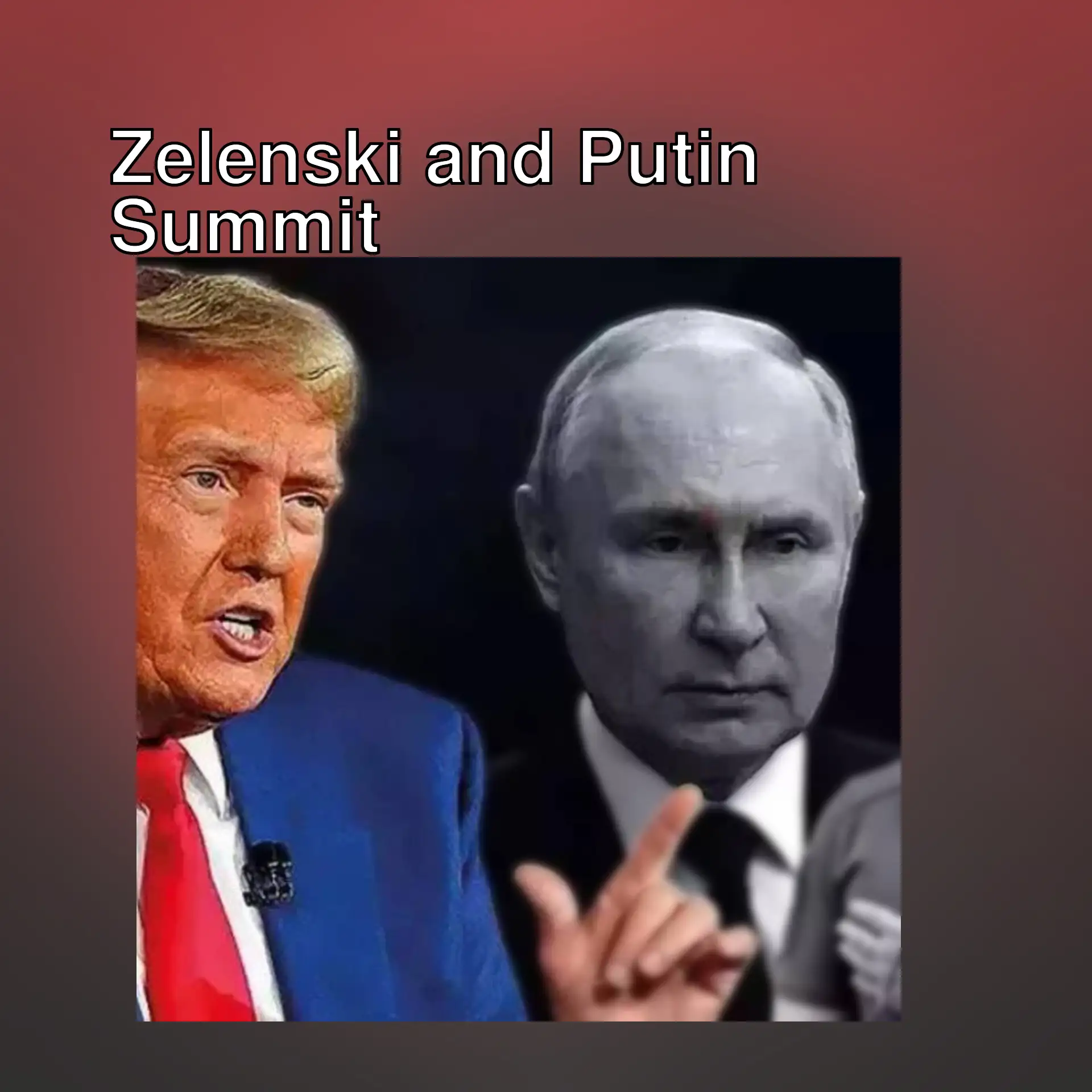 Zelenski calls for a meeting with Putin.
