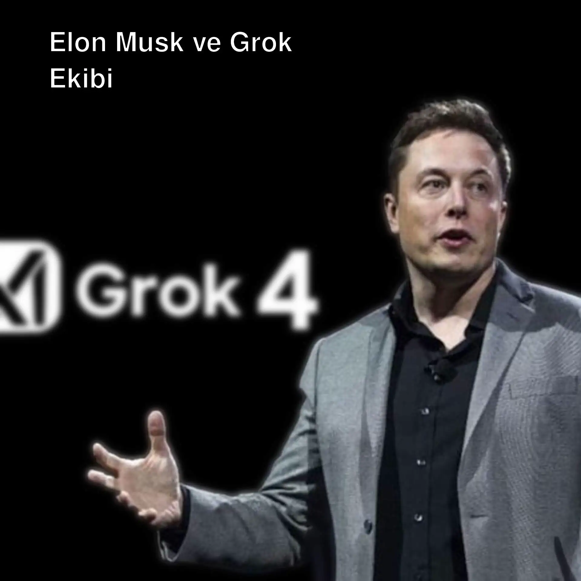 Elon Musk, Grok ekibi ile ilgili açıklama yapıyor.