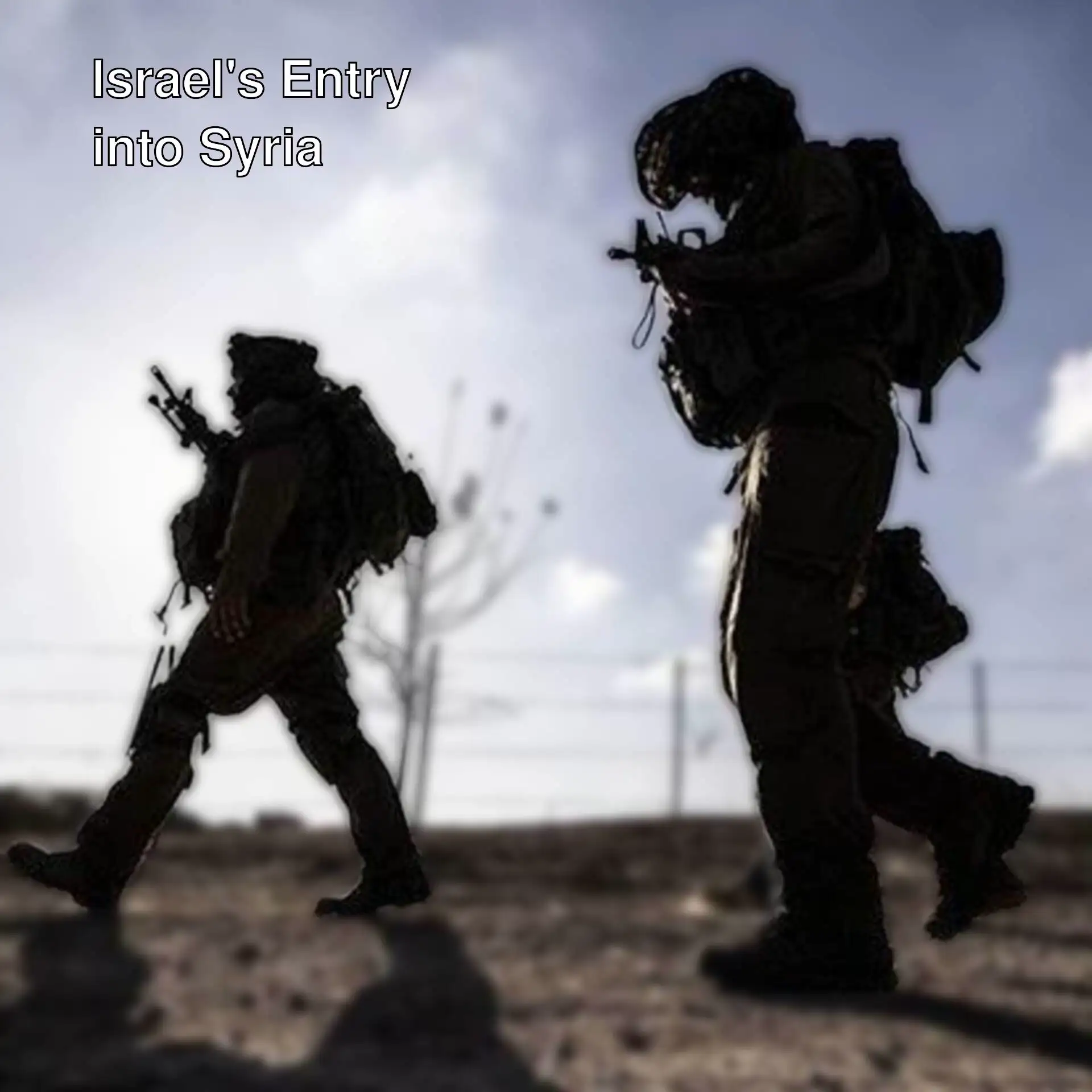 A group of soldiers walking on dirt.
