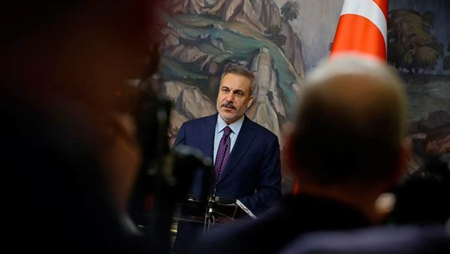 Dışişleri Bakanı Hakan Fidan, Mısır Dışişleri Bakanı ile görüşme yapıyor.