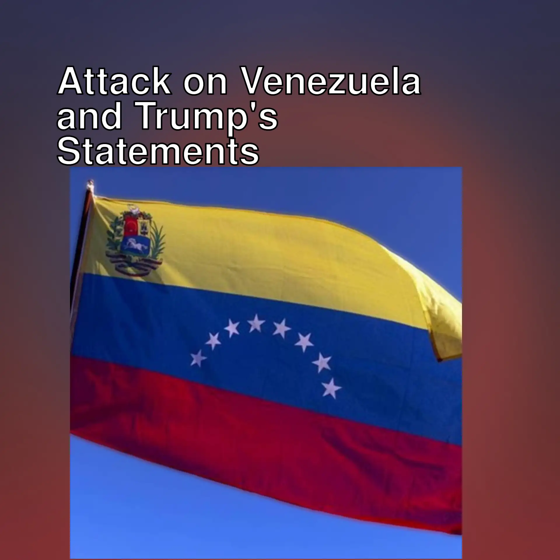 The US attacked a boat coming from Venezuela: Three dead