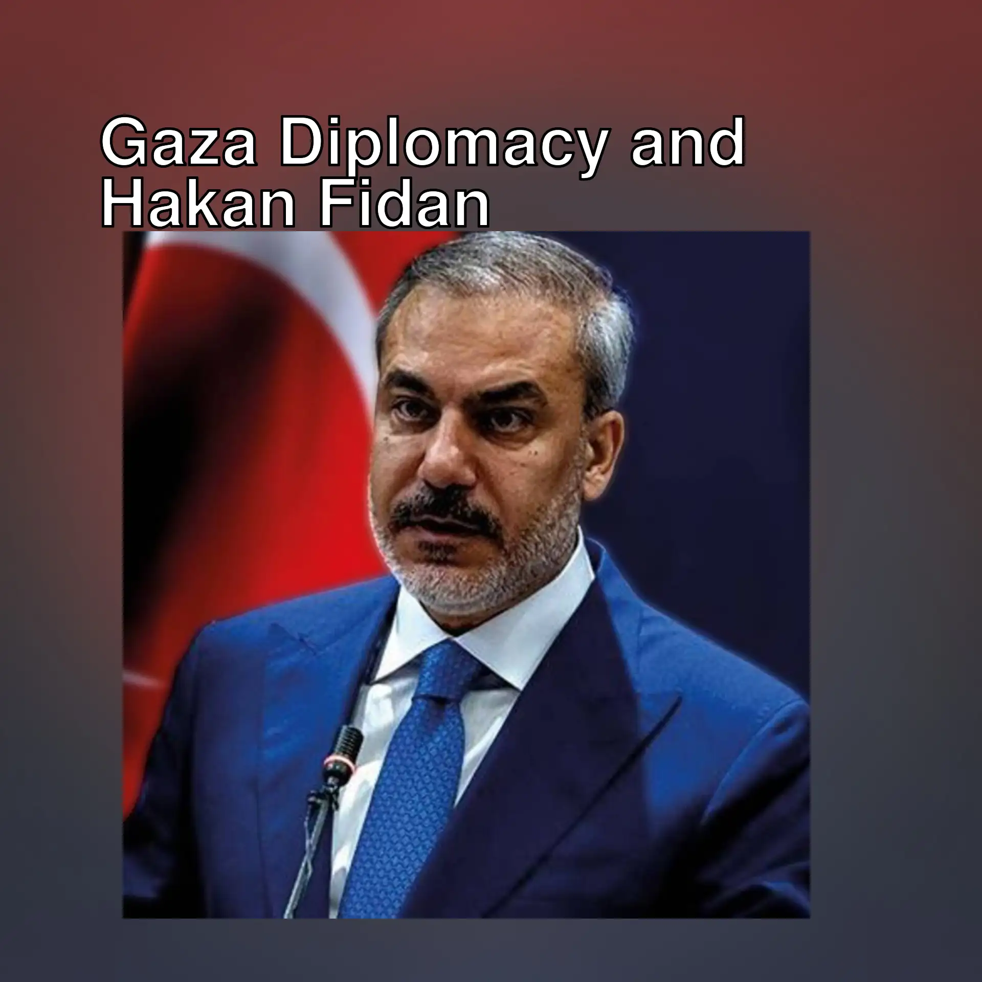 Foreign Minister Hakan Fidan is engaged in diplomatic talks.