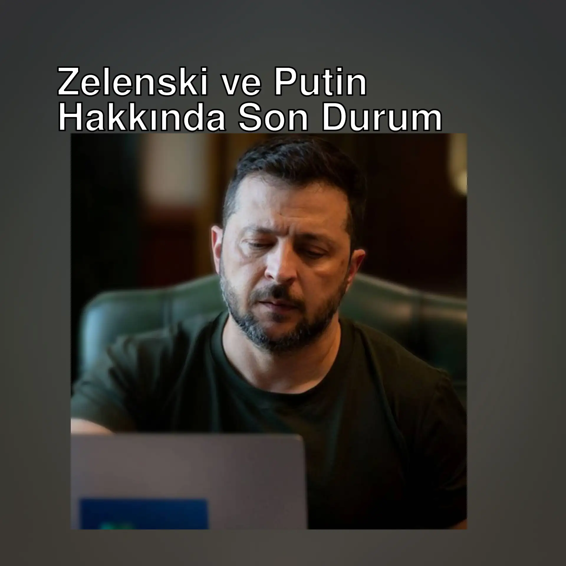 Zelenski, ateşkes hakkında açıklama yapıyor.