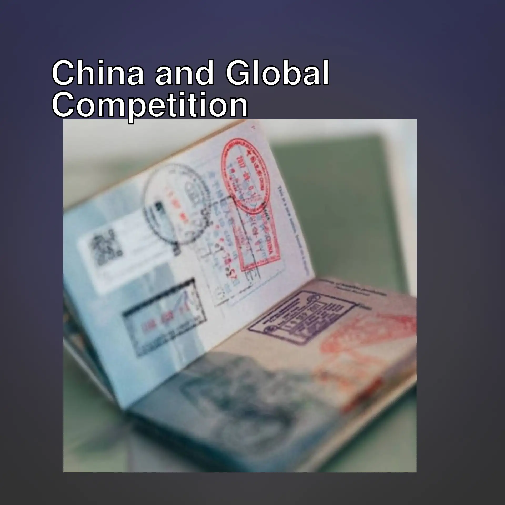 A passport with stamps on it