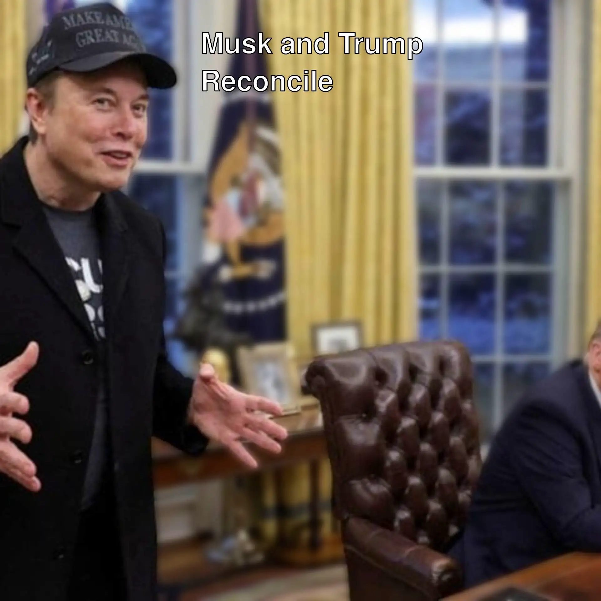 Elon Musk and Donald Trump in the reconciliation process.