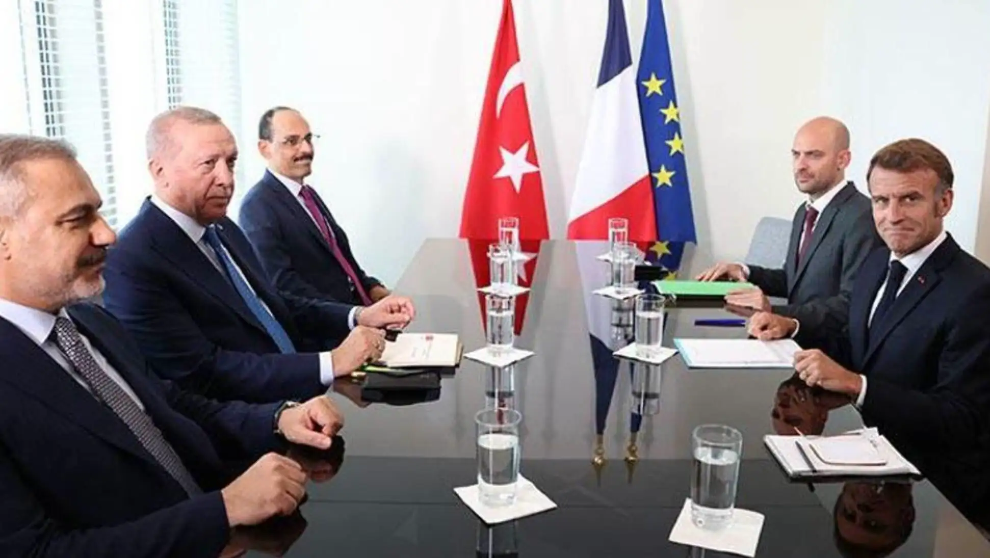 President Erdoğan and French President Macron met.