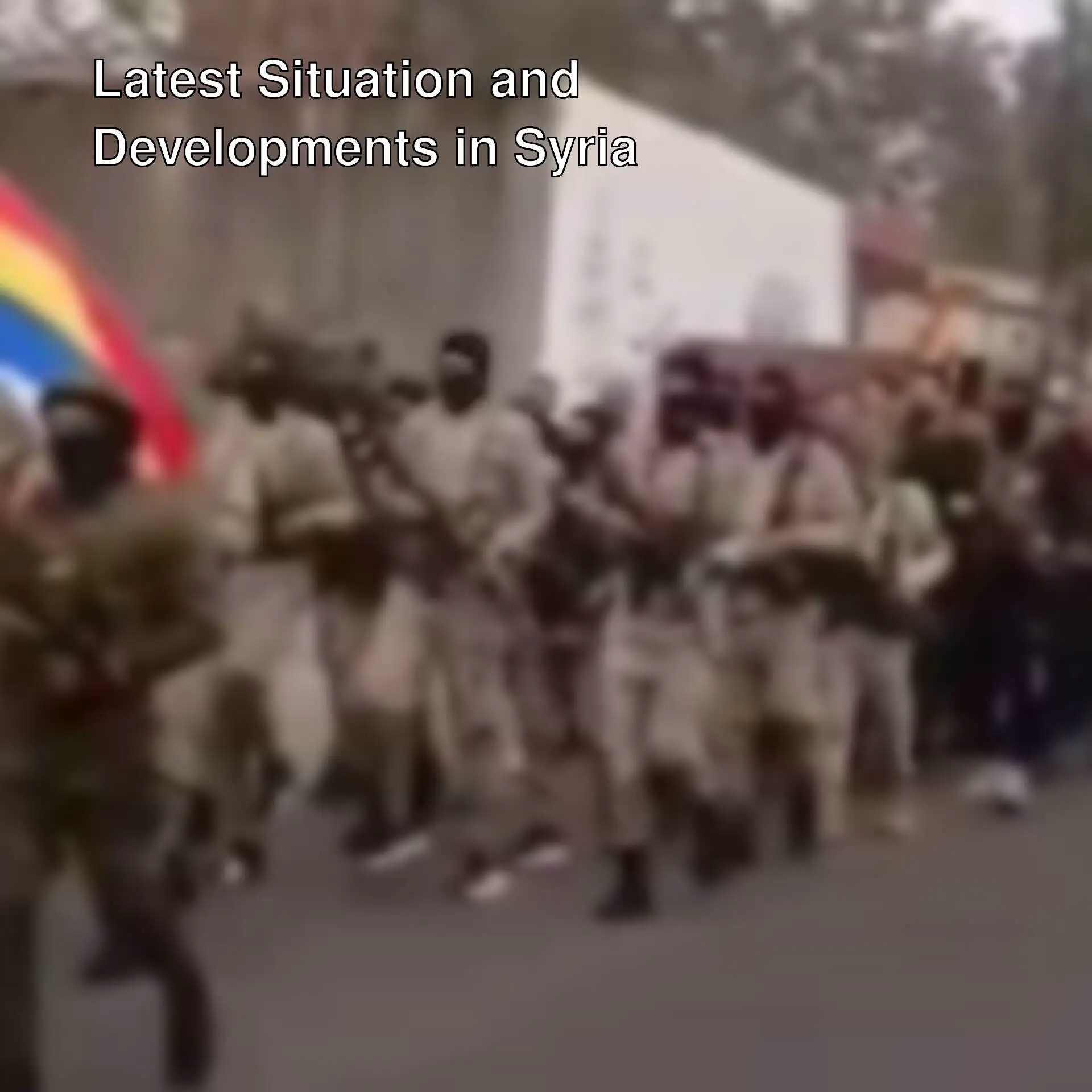 A group of people in uniform walking on the street.