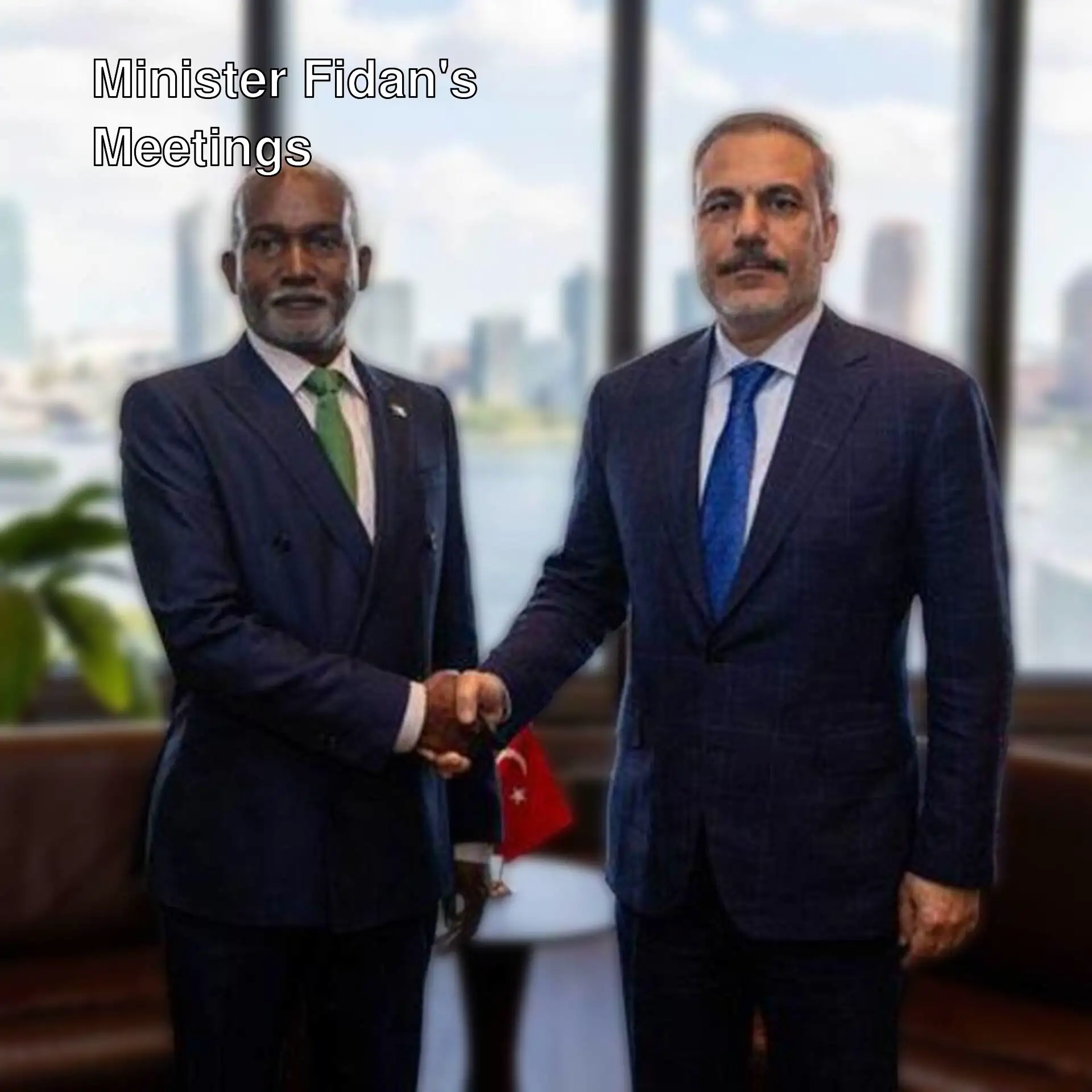 Foreign Minister Hakan Fidan and Nigerian counterpart Tuggar during their meeting. Foreign Minister Hakan Fidan and Nigerian counterpart Tuggar during their meeting.