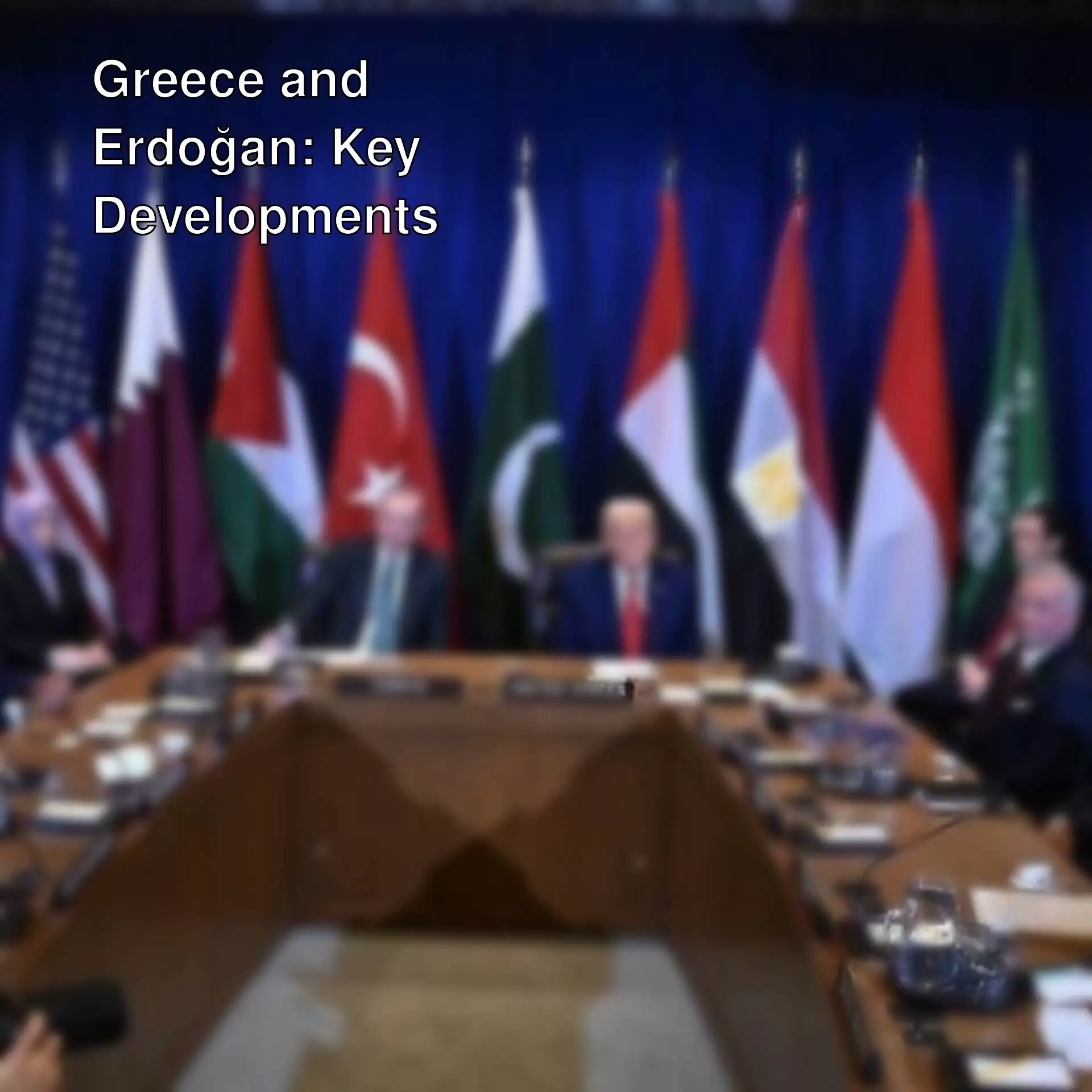 A meeting regarding the statements of Greek Prime Minister Miçotakis.