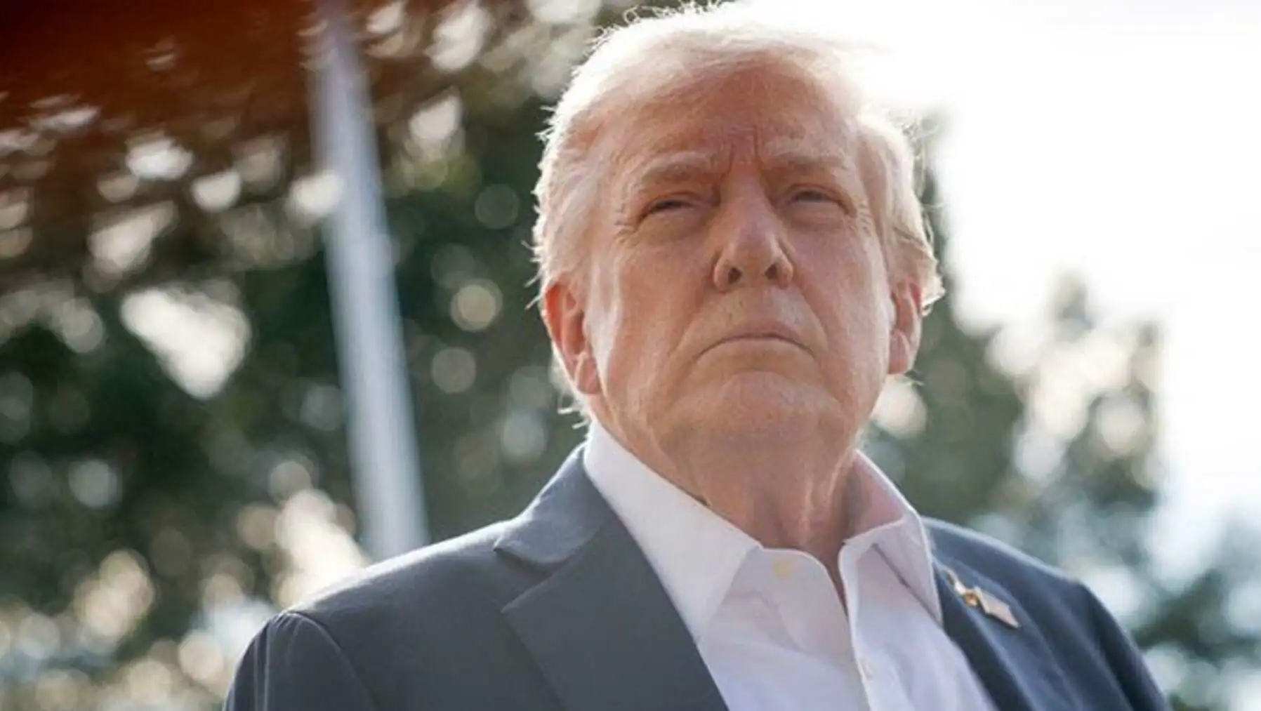 Trump makes a statement about the Gaza plan.