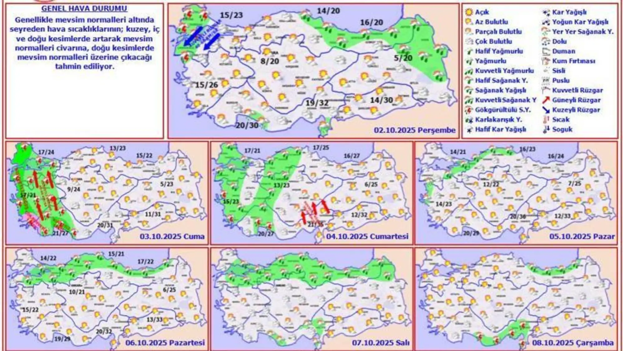 Farklı ülkelerin haritası.