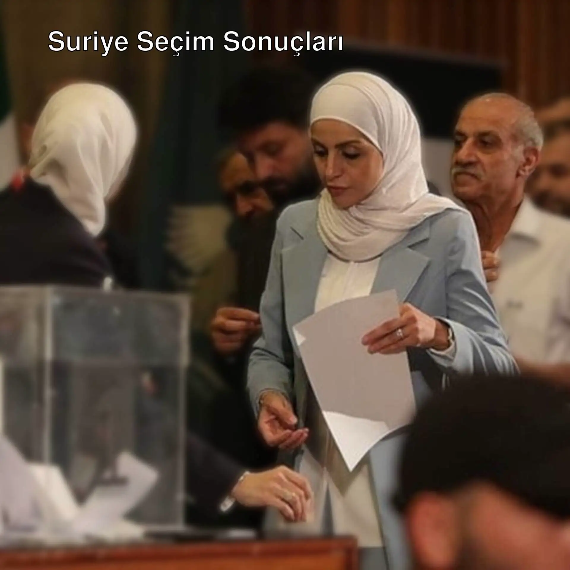 Suriye'de seçim sonuçları açıklandı.