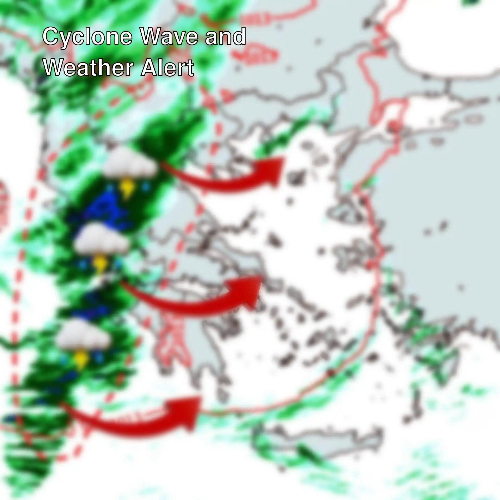 Weather forecast map Weather forecast map
