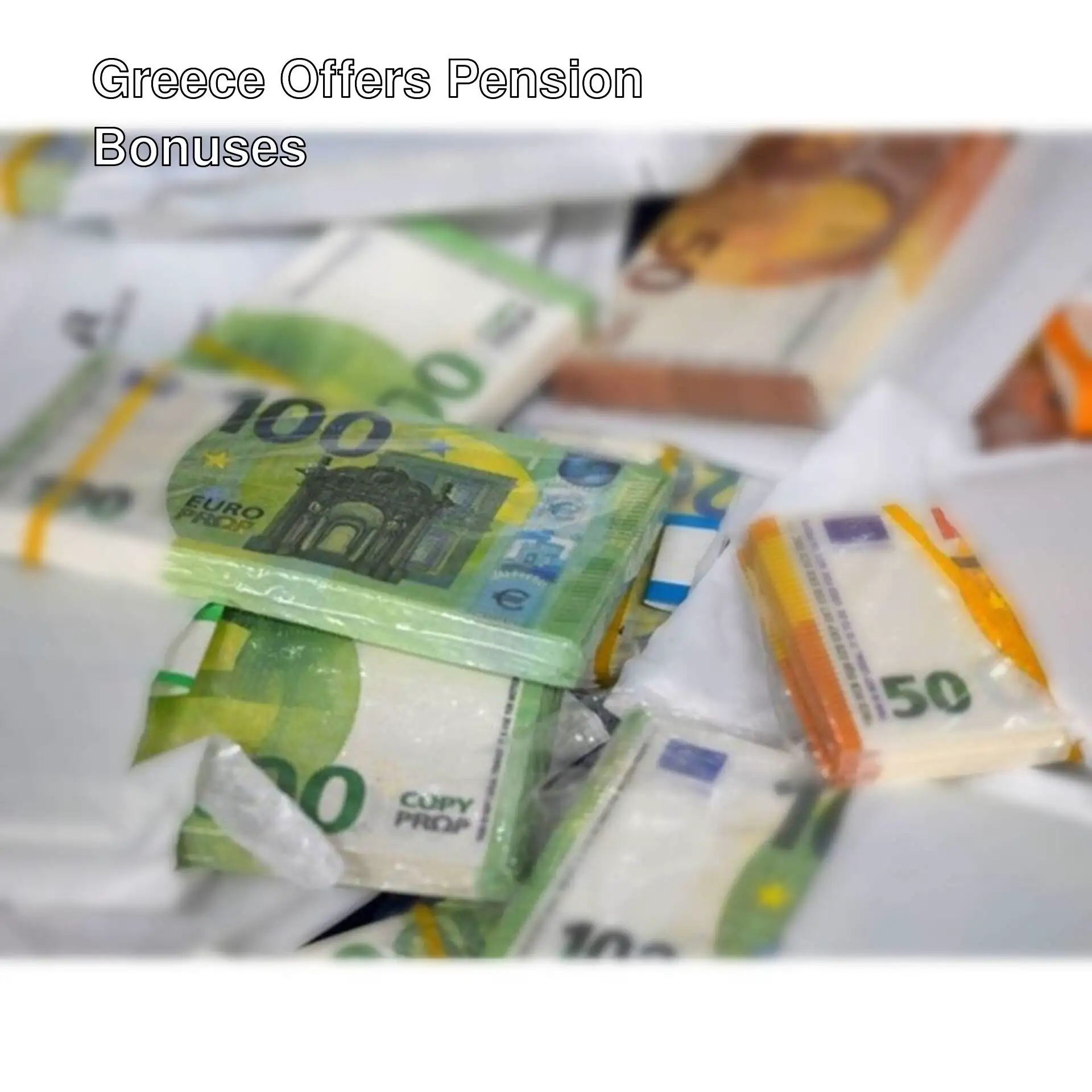 Information about the pension bonus given to pensioners in Greece.