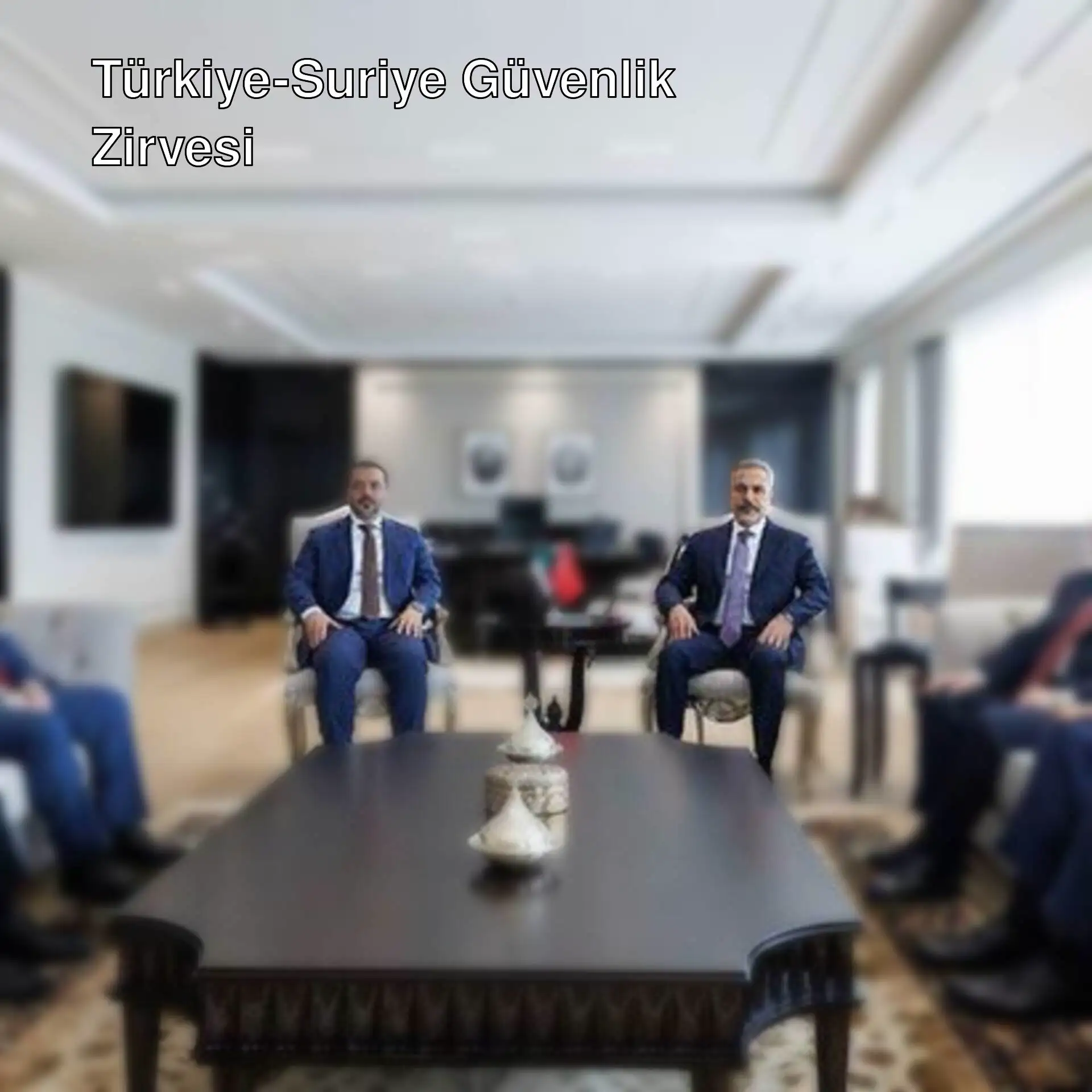 Dışişleri Bakanlığı'nda Türkiye-Suriye güvenlik zirvesi