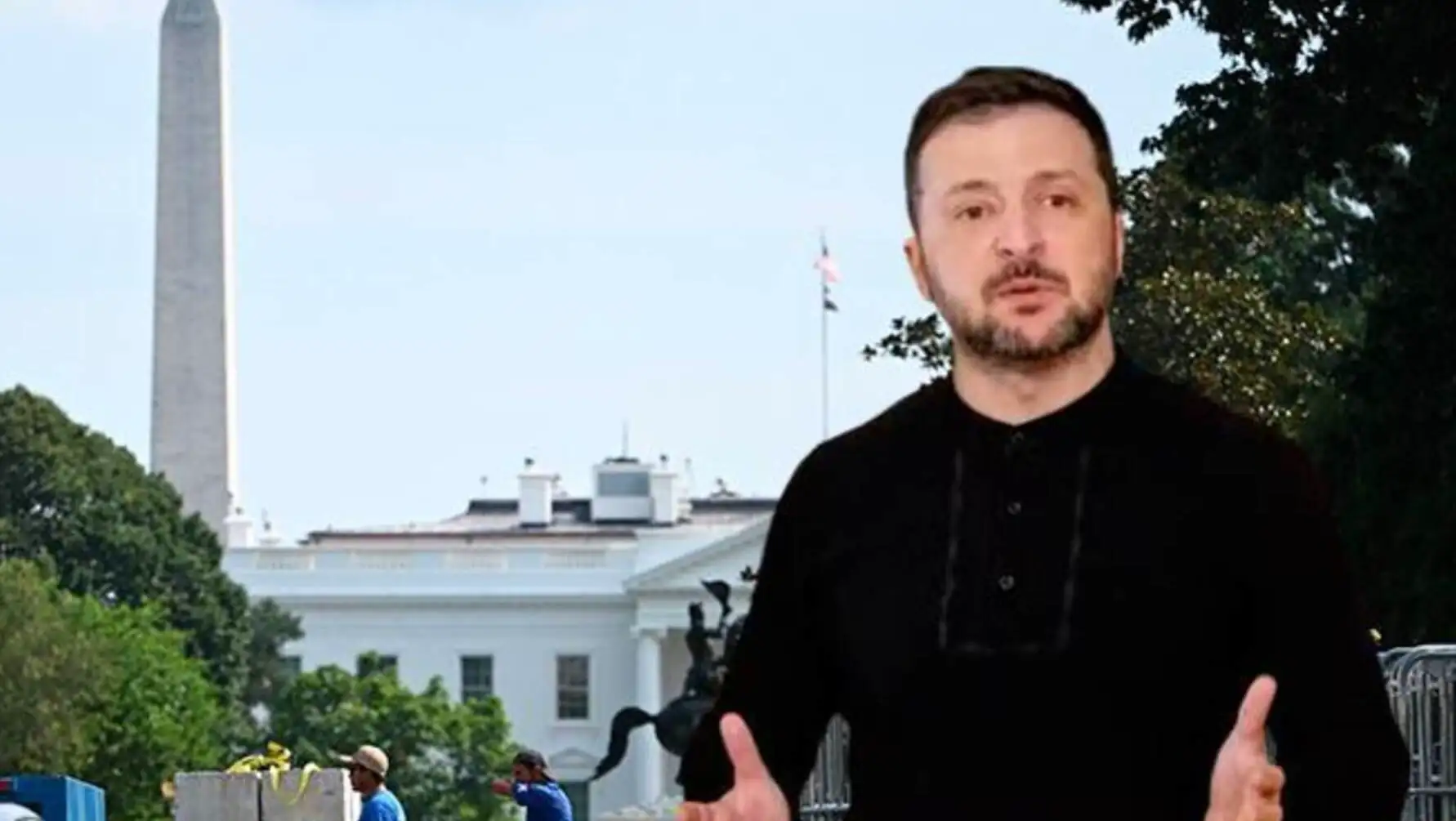 Zelenski, Trump ile Washington'da görüşme yaptı.