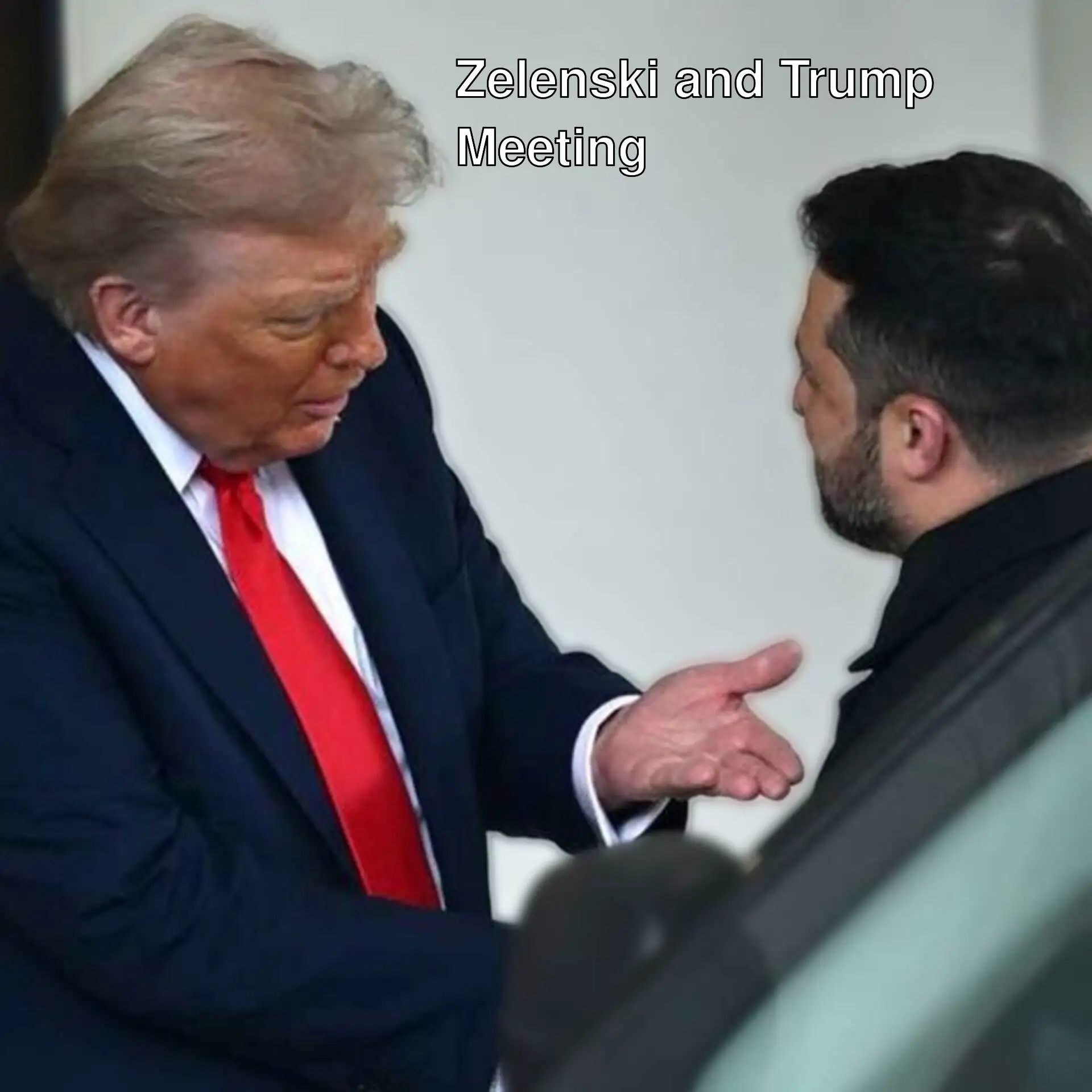 Meeting between Zelenski and Trump. Meeting between Zelenski and Trump.