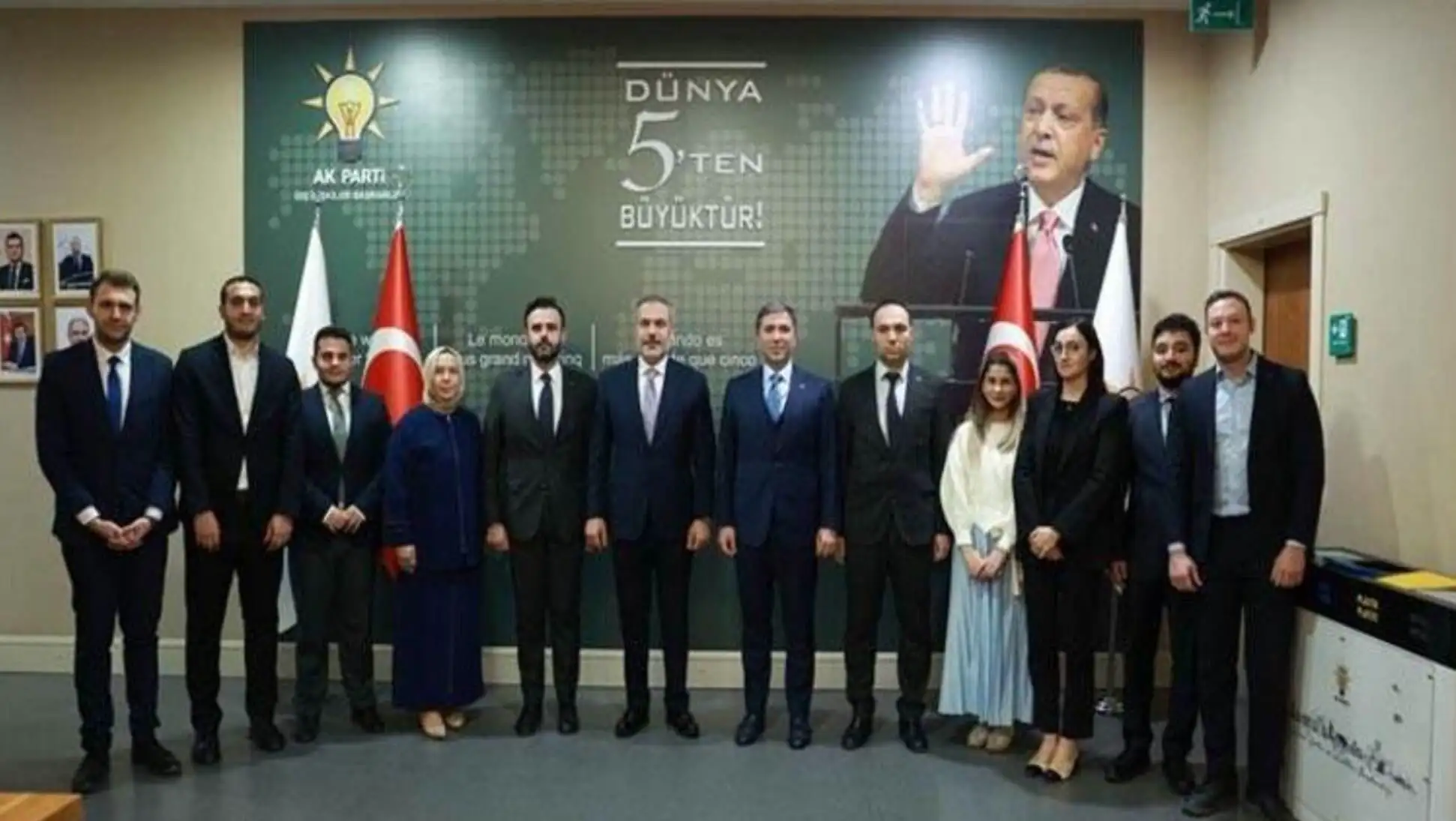 Dışişleri Bakanı Hakan Fidan ve Zafer Sırakaya'nın görüşmesi.