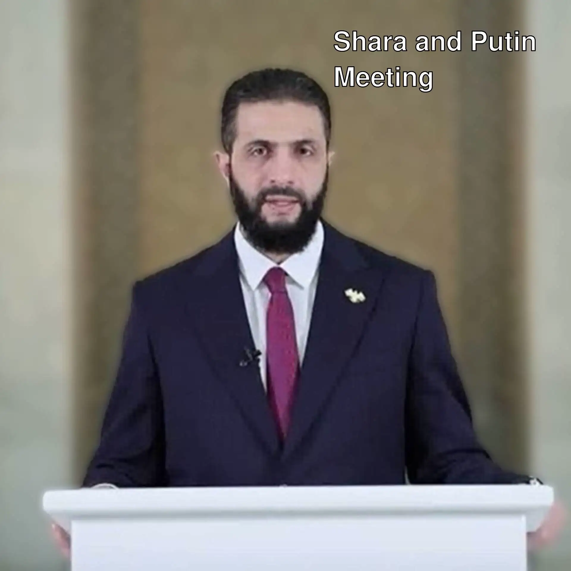 Syrian leader Ahmed Shara to meet with Putin.