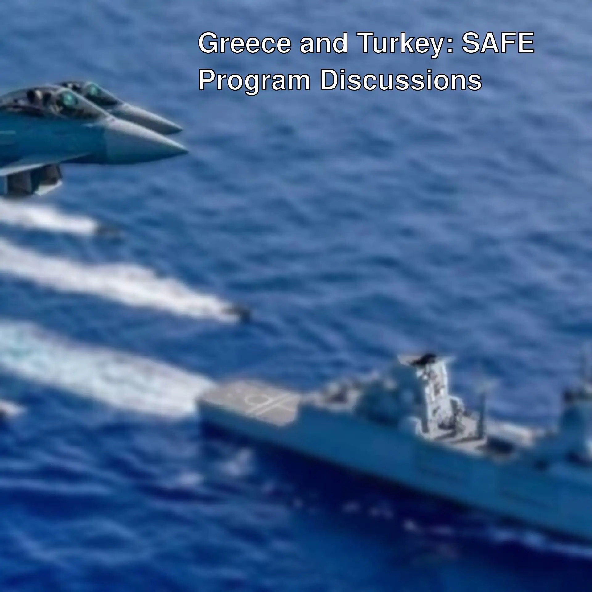 A military ship and jet plane A military ship and jet plane