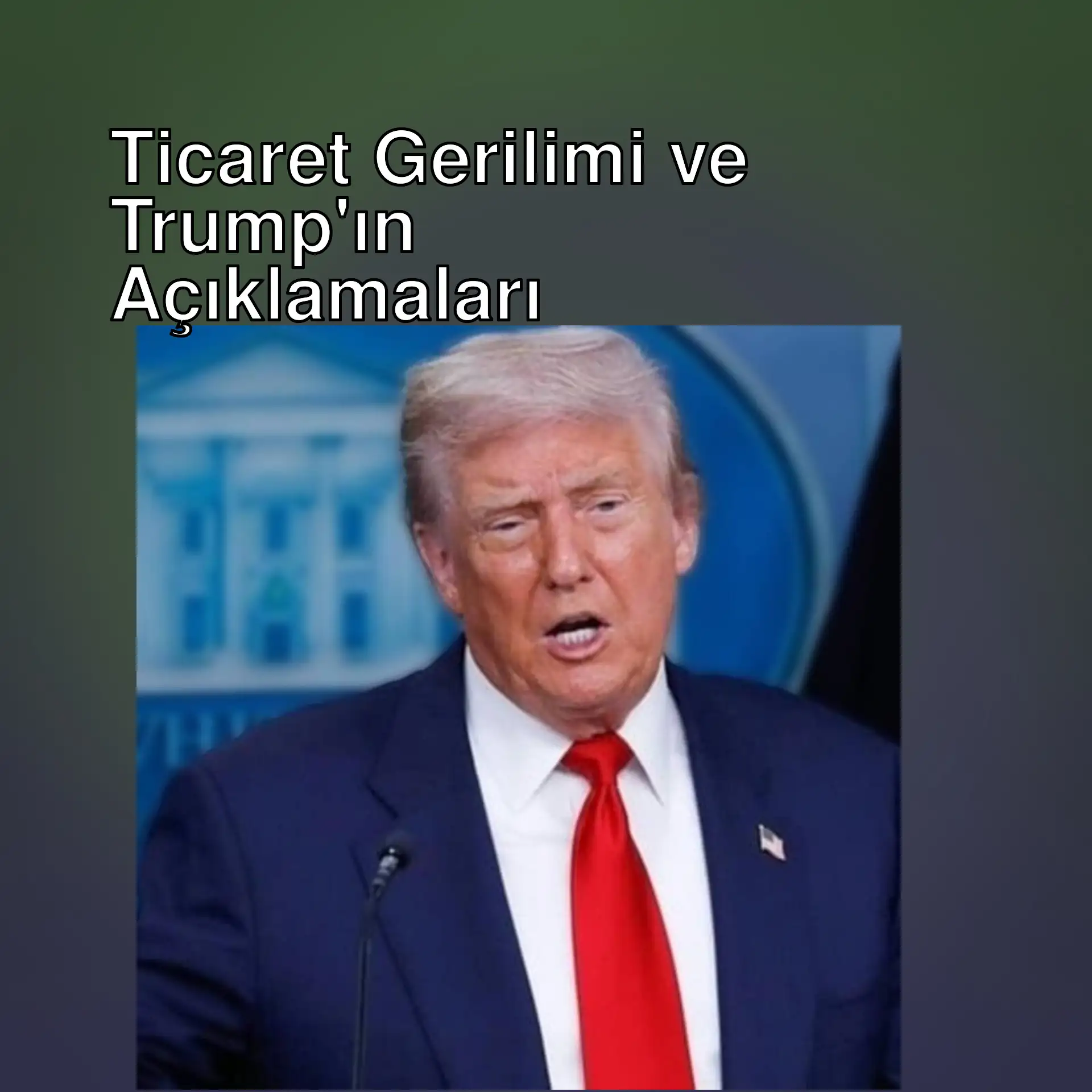 Trump, Beyaz Saray'da gümrük vergileri hakkında konuşuyor. Trump, Beyaz Saray'da gümrük vergileri hakkında konuşuyor.