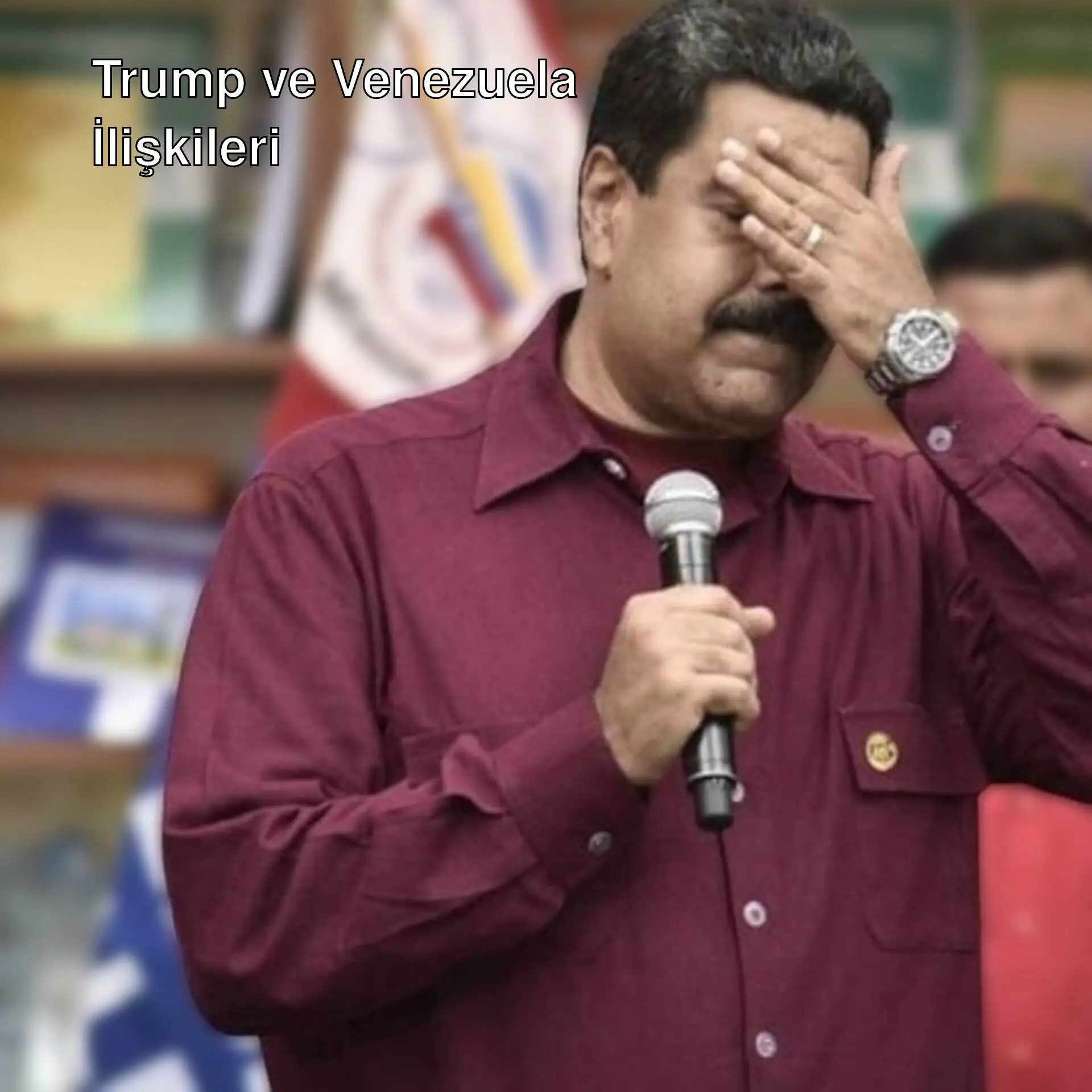 Trump Venezuela ile ilgili açıklama yapıyor. Trump Venezuela ile ilgili açıklama yapıyor.