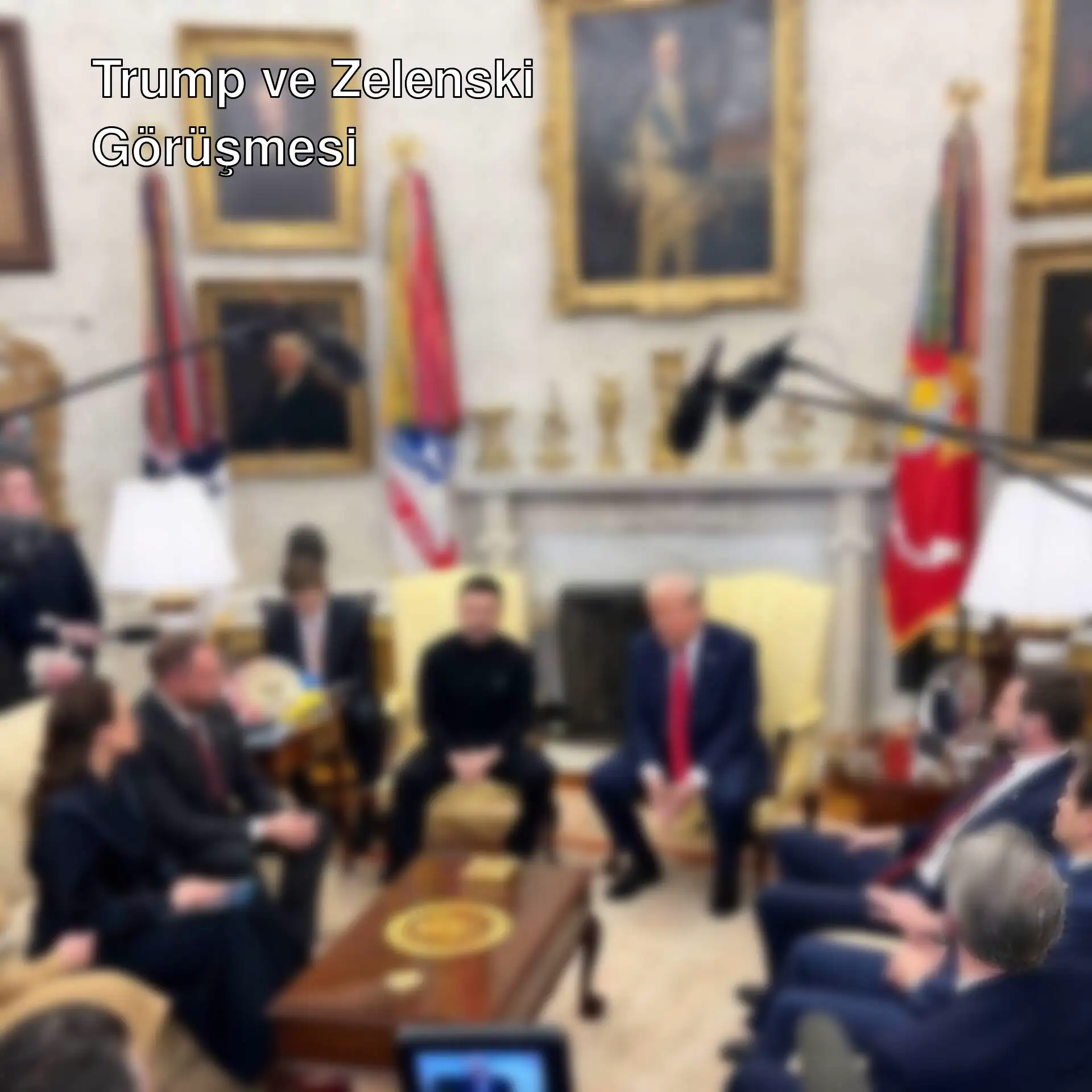 Trump ve Zelenski Beyaz Saray'da görüşme yapıyor. Trump ve Zelenski Beyaz Saray'da görüşme yapıyor.