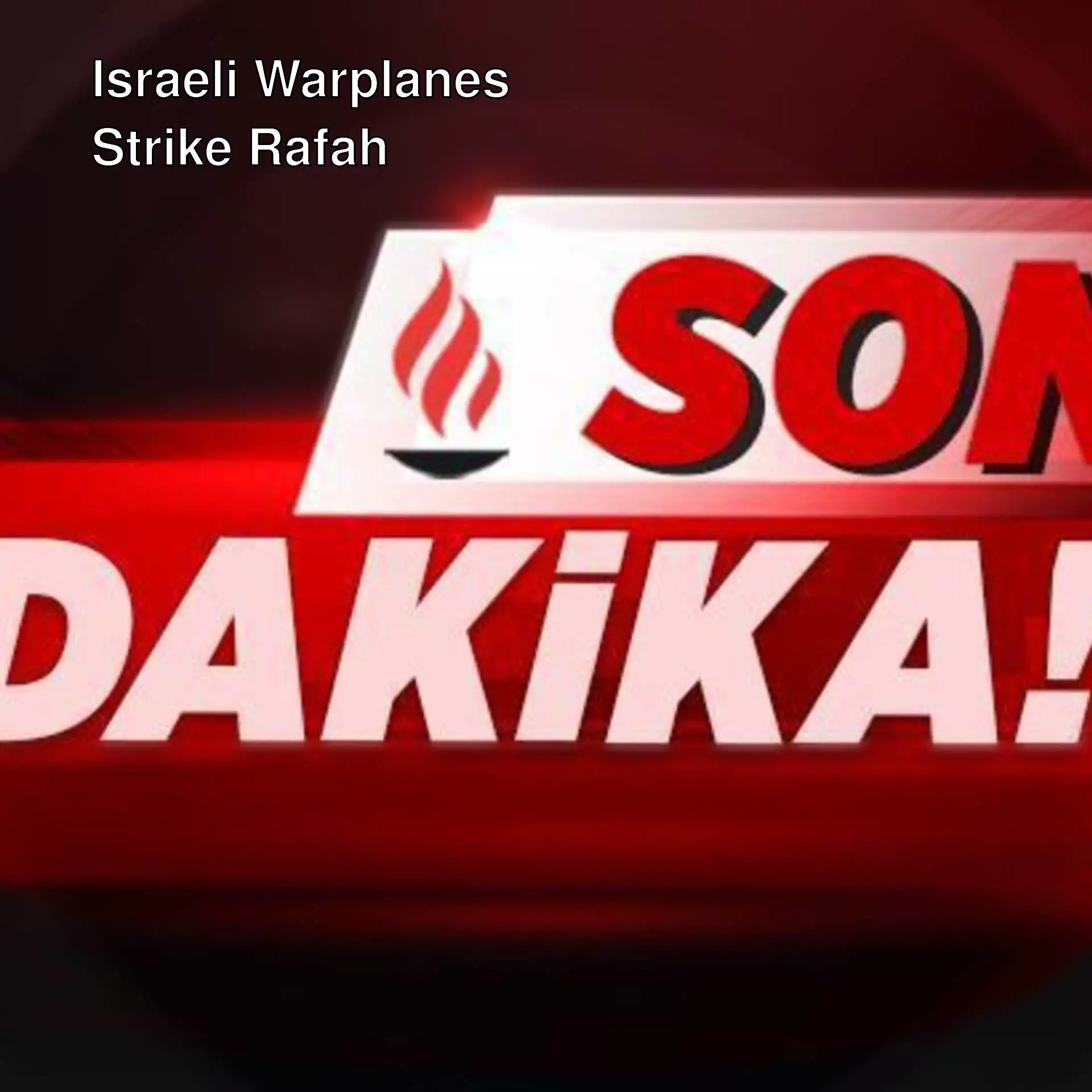 Israeli warplanes struck Rafah. Israeli warplanes struck Rafah.