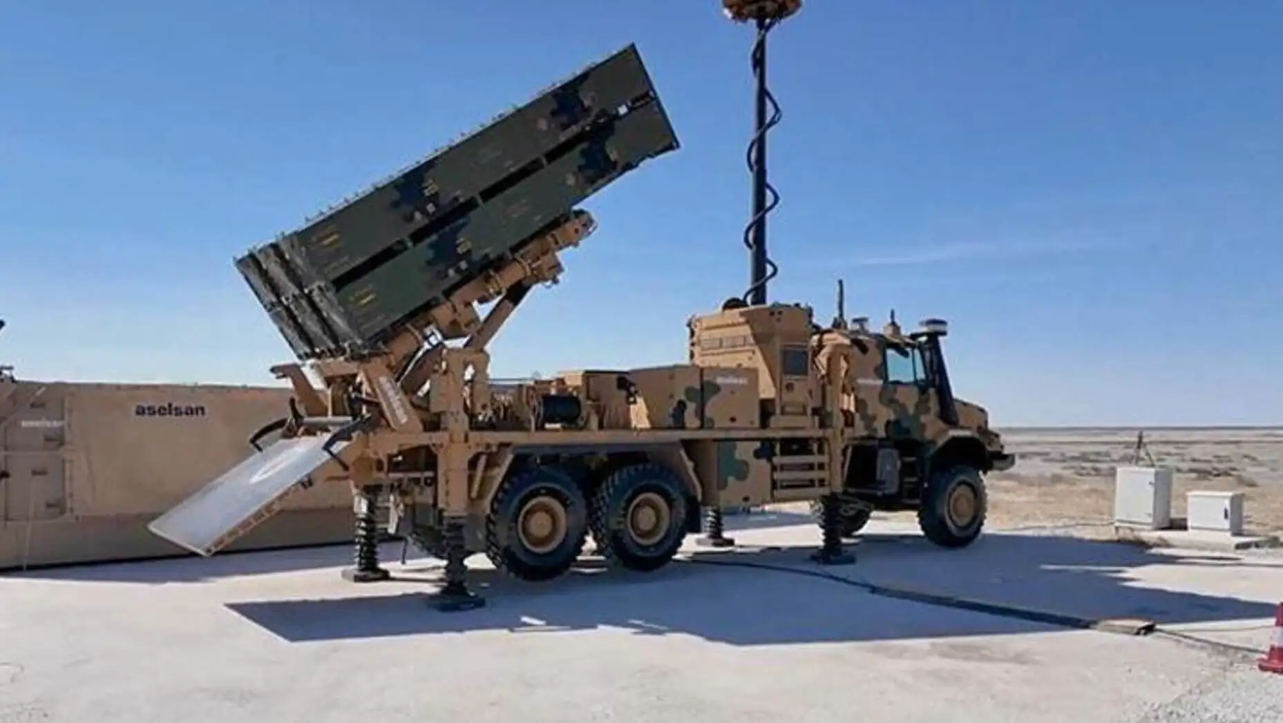 Hisar-O air defense system symbolizes Turkey's advancements in defense industry. Hisar-O air defense system symbolizes Turkey's advancements in defense industry.