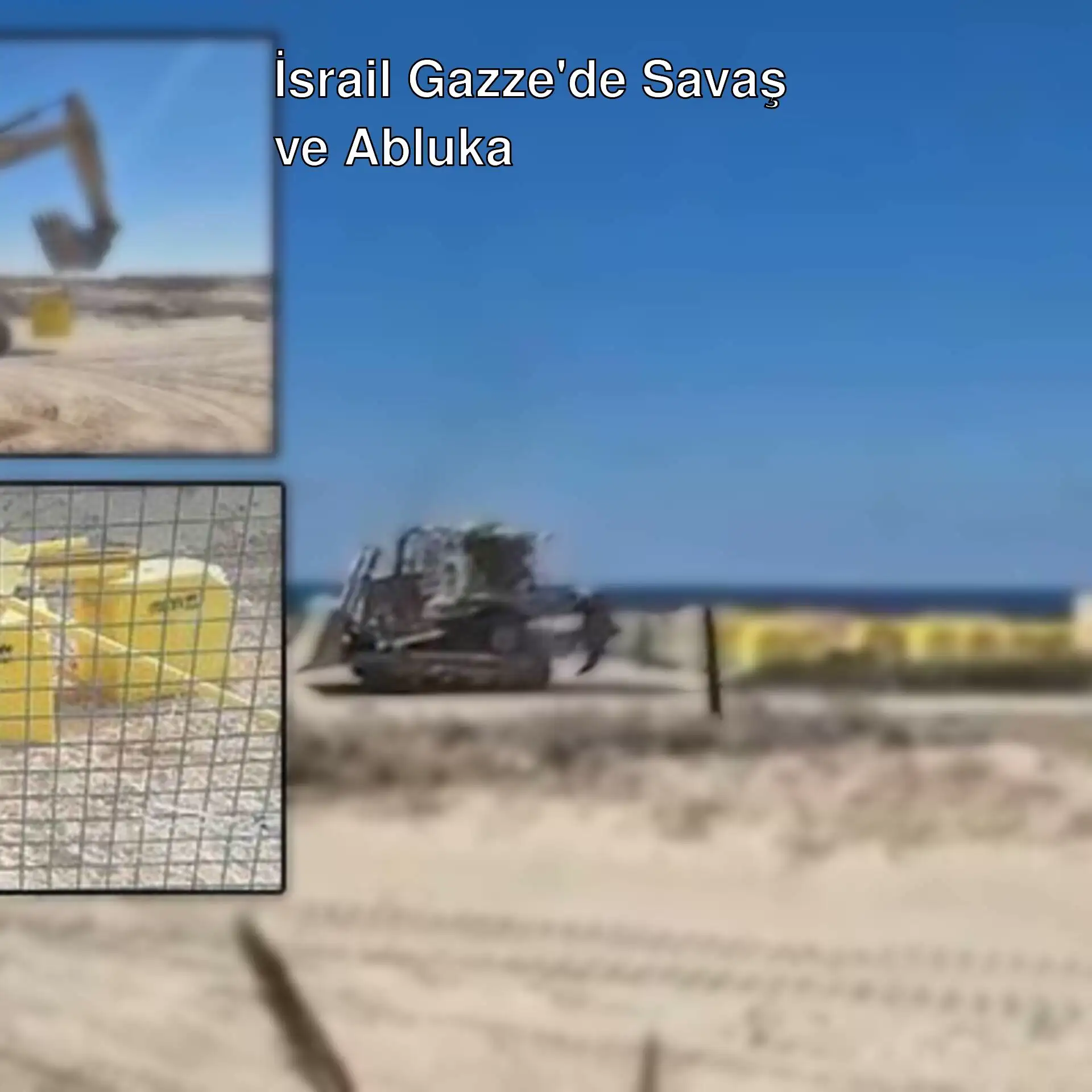 İsrail Gazze'de yeni abluka uyguluyor. İsrail Gazze'de yeni abluka uyguluyor.