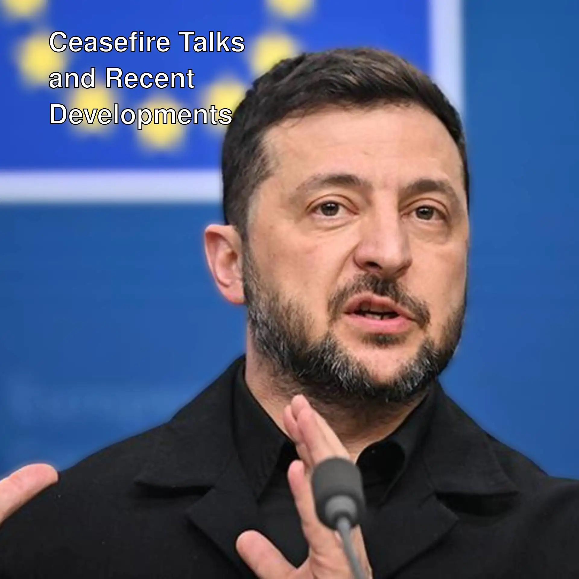 Zelensky speaks about ceasefire negotiations. Zelensky speaks about ceasefire negotiations.