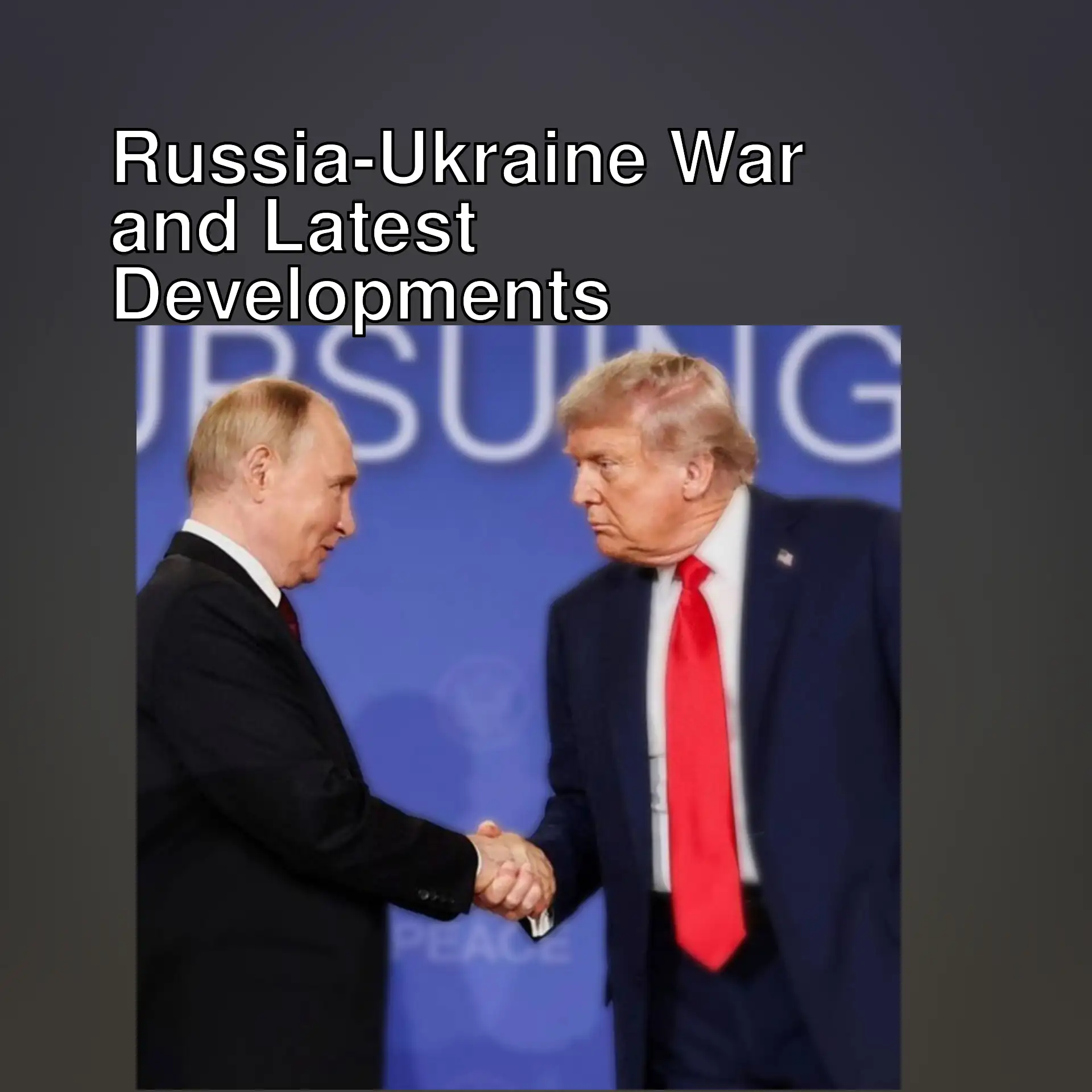 Two men shaking hands in front of a blue background. Two men shaking hands in front of a blue background.