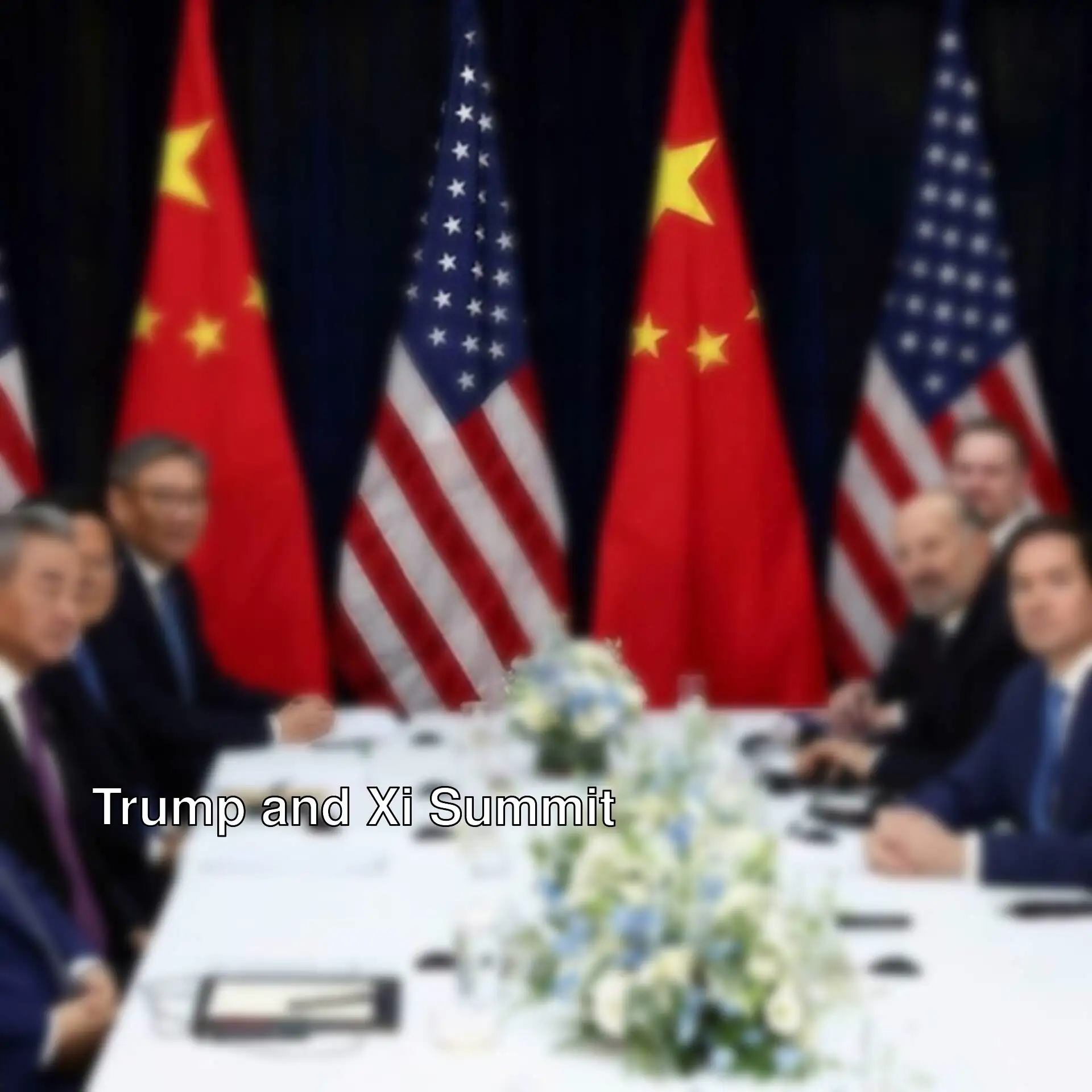 Trump and Xi Jinping met during the summit. Trump and Xi Jinping met during the summit.