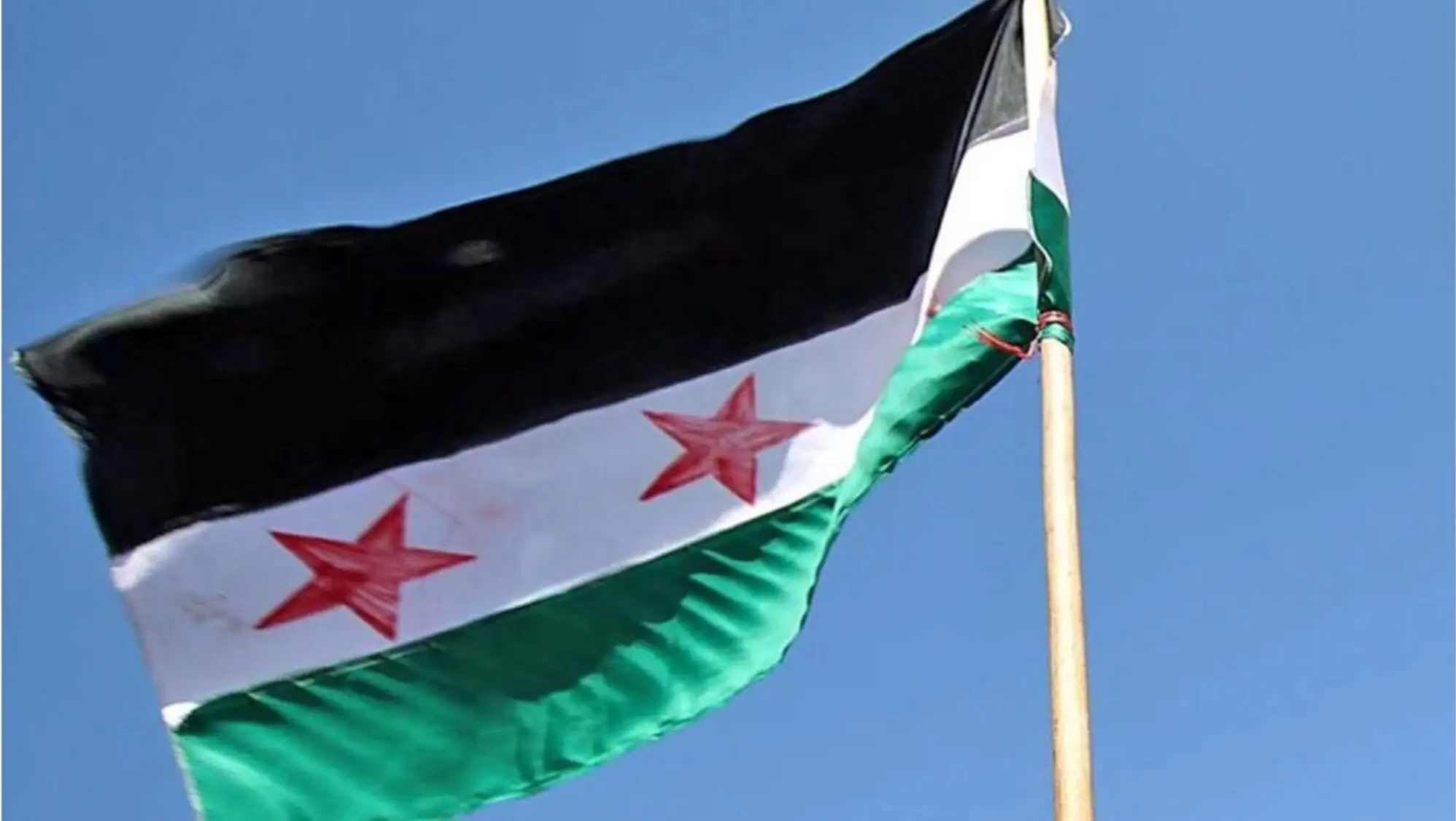 A flag with red stars on it.