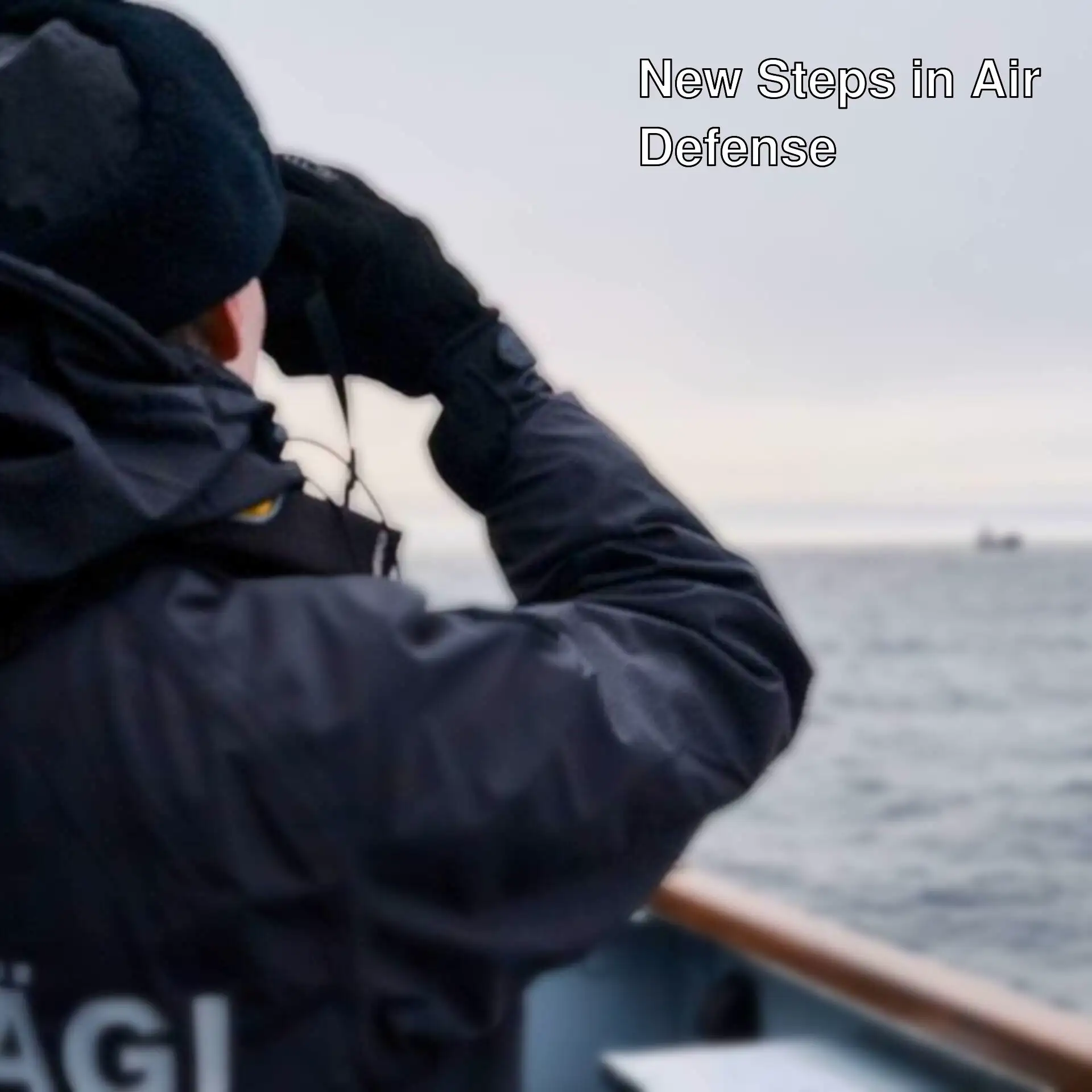 A person looking out of a boat on the ocean.