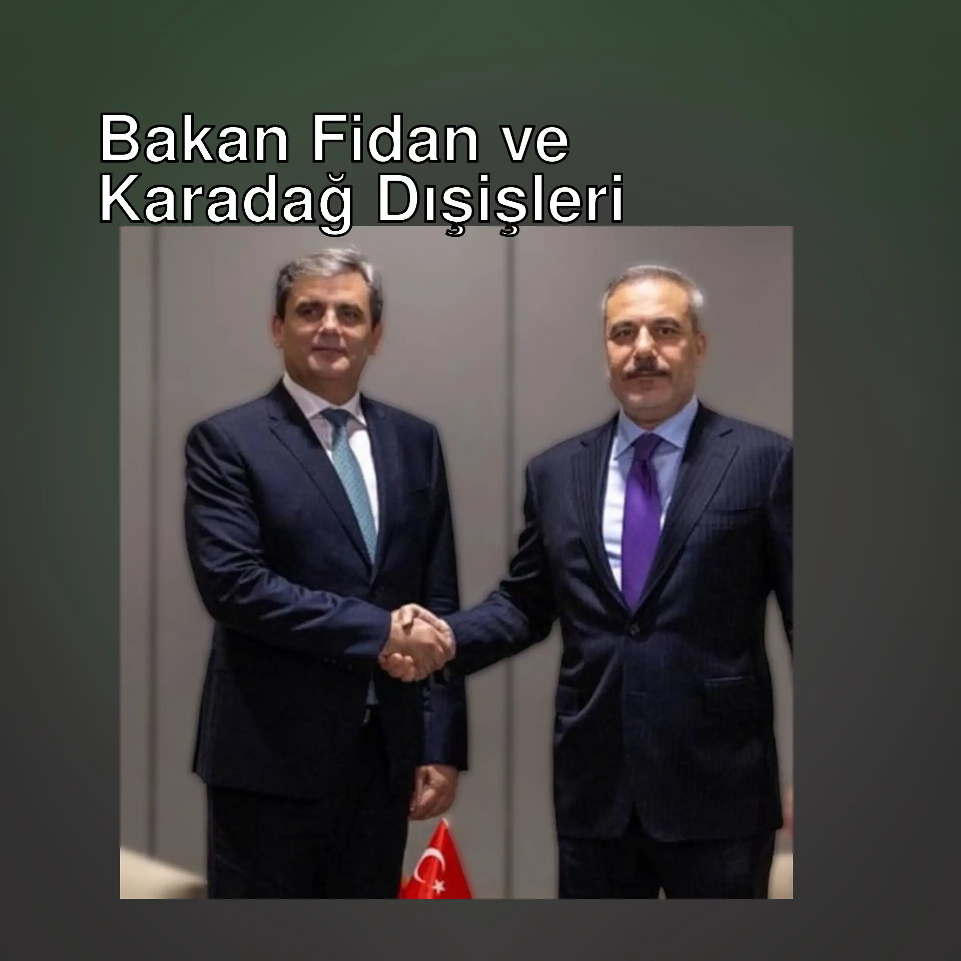 Dışişleri Bakanı Hakan Fidan ve Karadağ Dışişleri Bakanı İbrahimoviç el sıkışıyor. Dışişleri Bakanı Hakan Fidan ve Karadağ Dışişleri Bakanı İbrahimoviç el sıkışıyor.