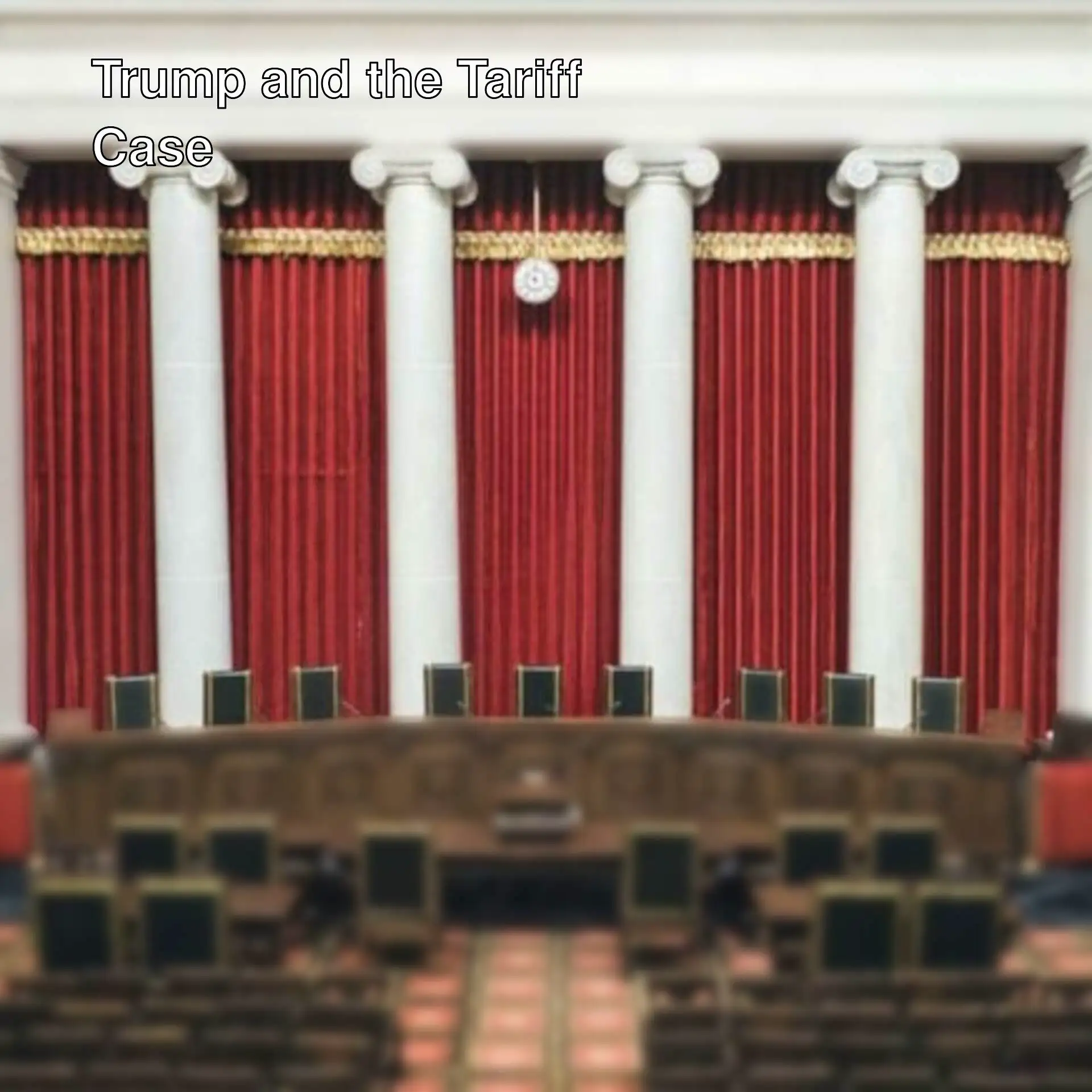 An image related to Trump's tariff case.