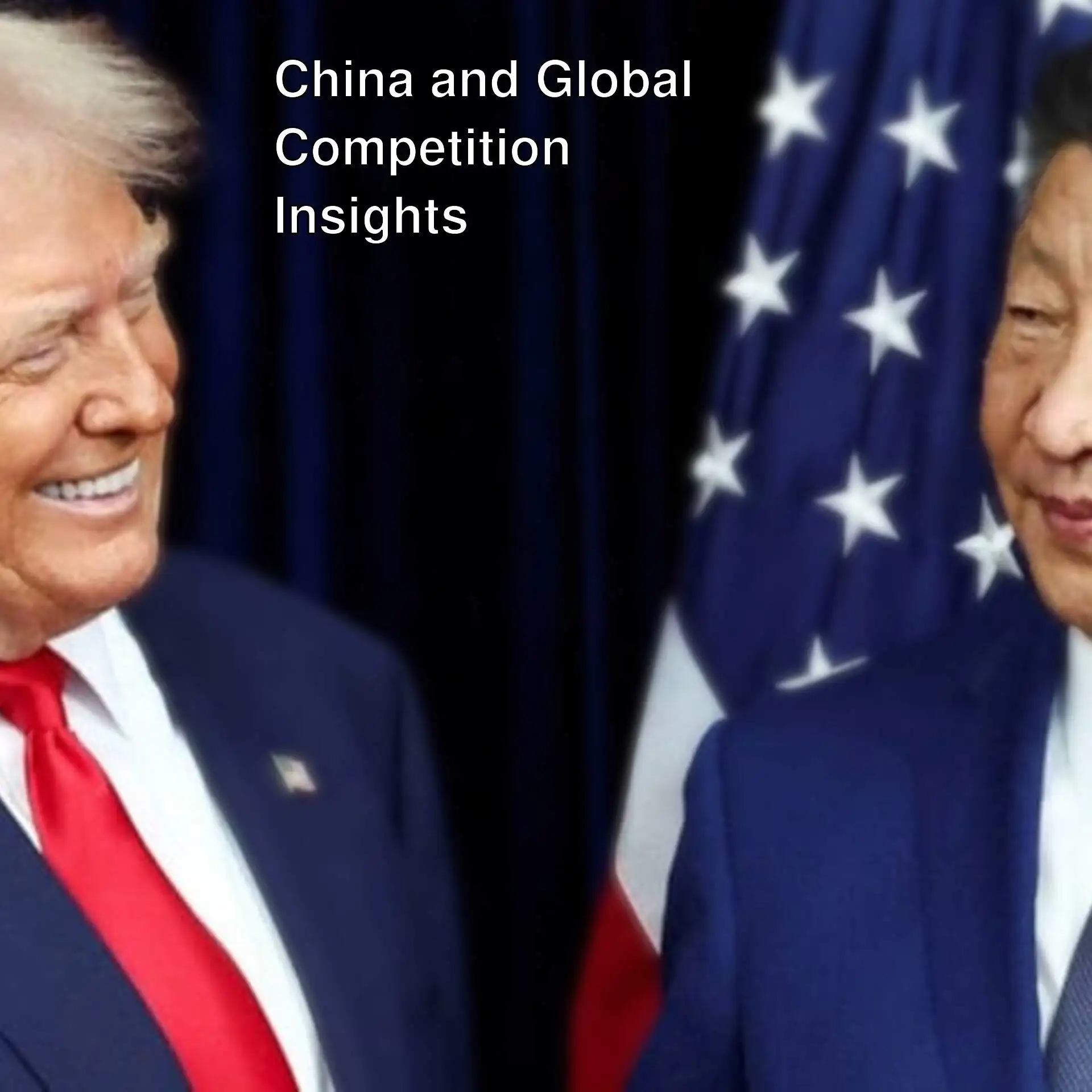 Trump and Chinese leader Xi Jinping meeting.