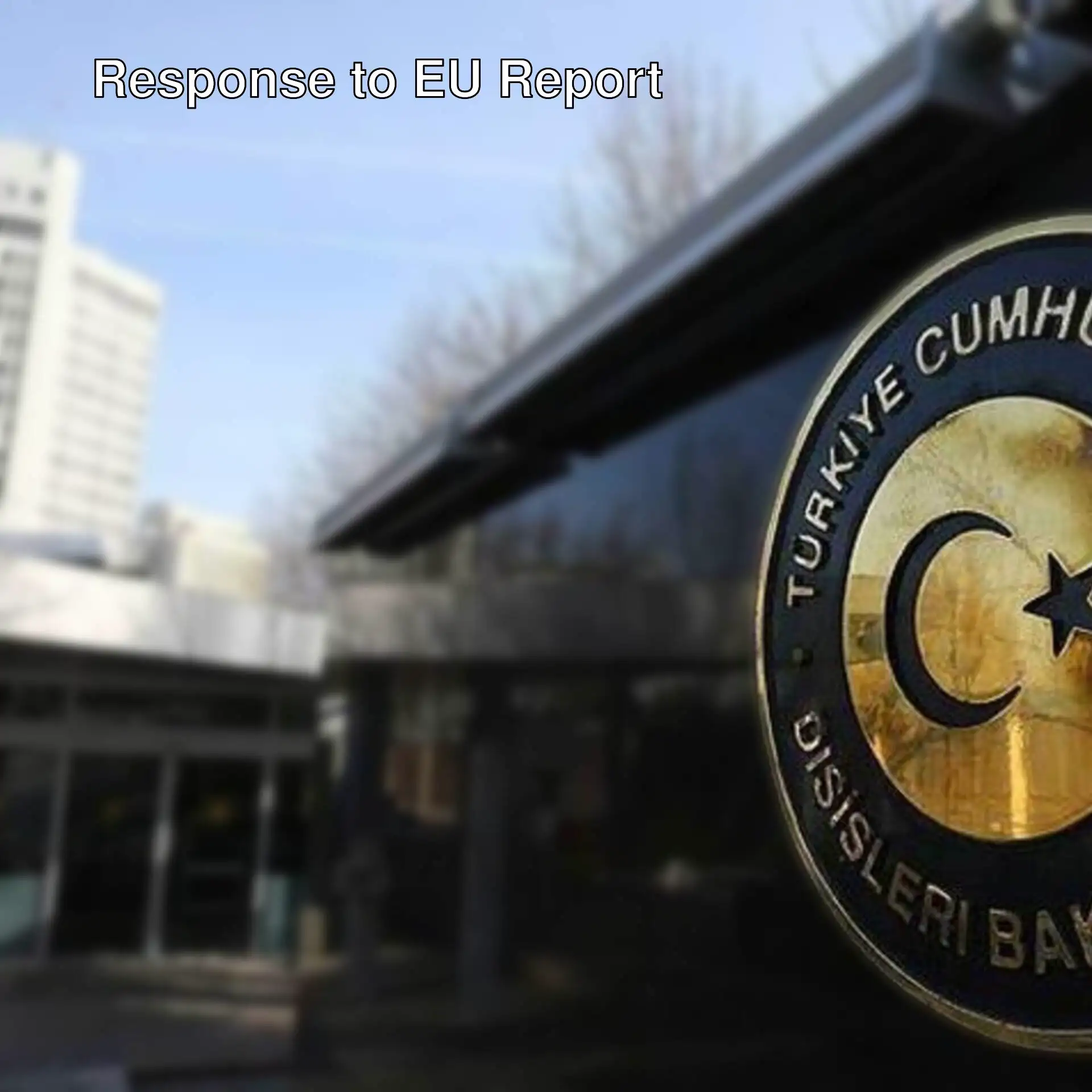 The Ministry of Foreign Affairs responded to the EU report. The Ministry of Foreign Affairs responded to the EU report.