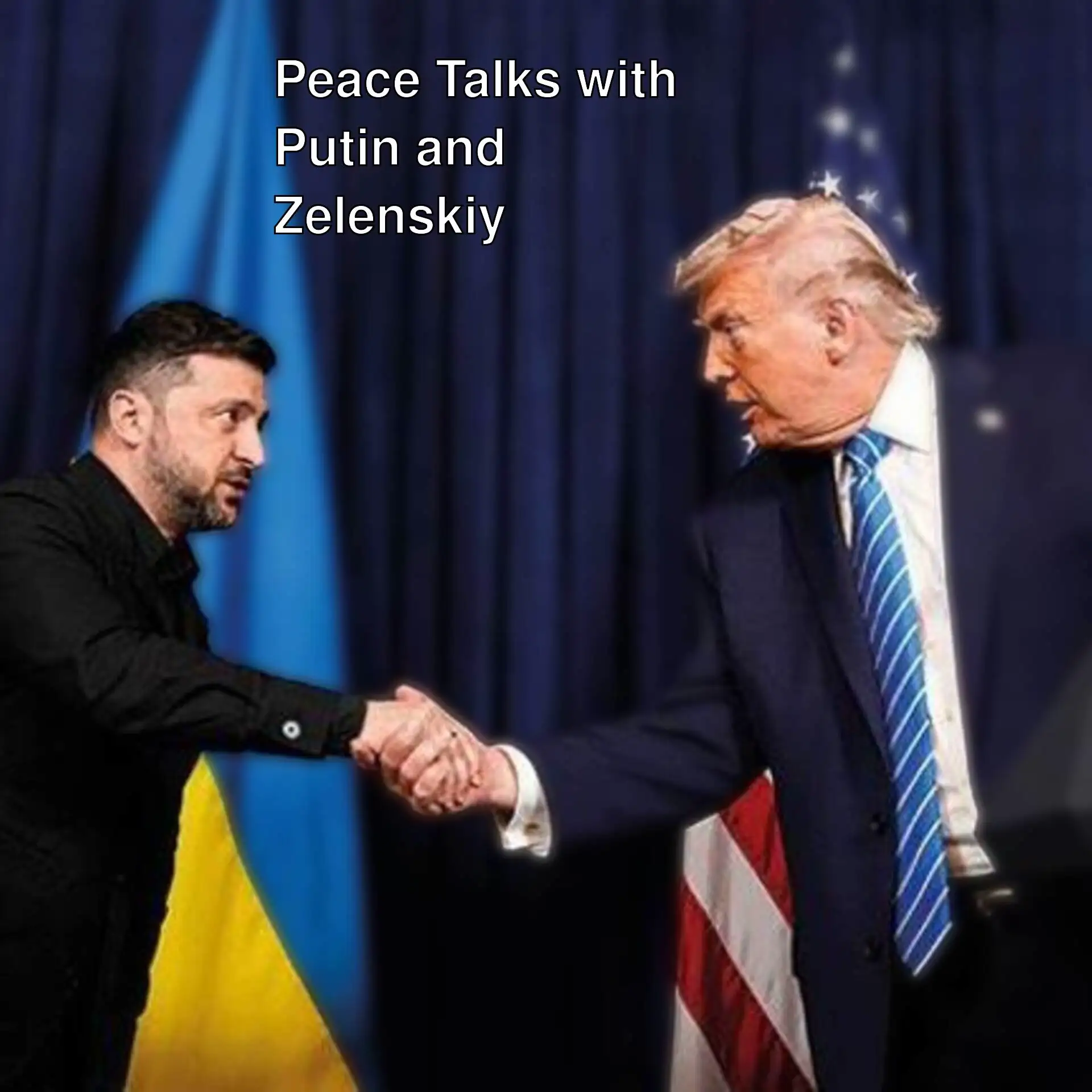 Trump and Zelenskiy discuss peace talks.
