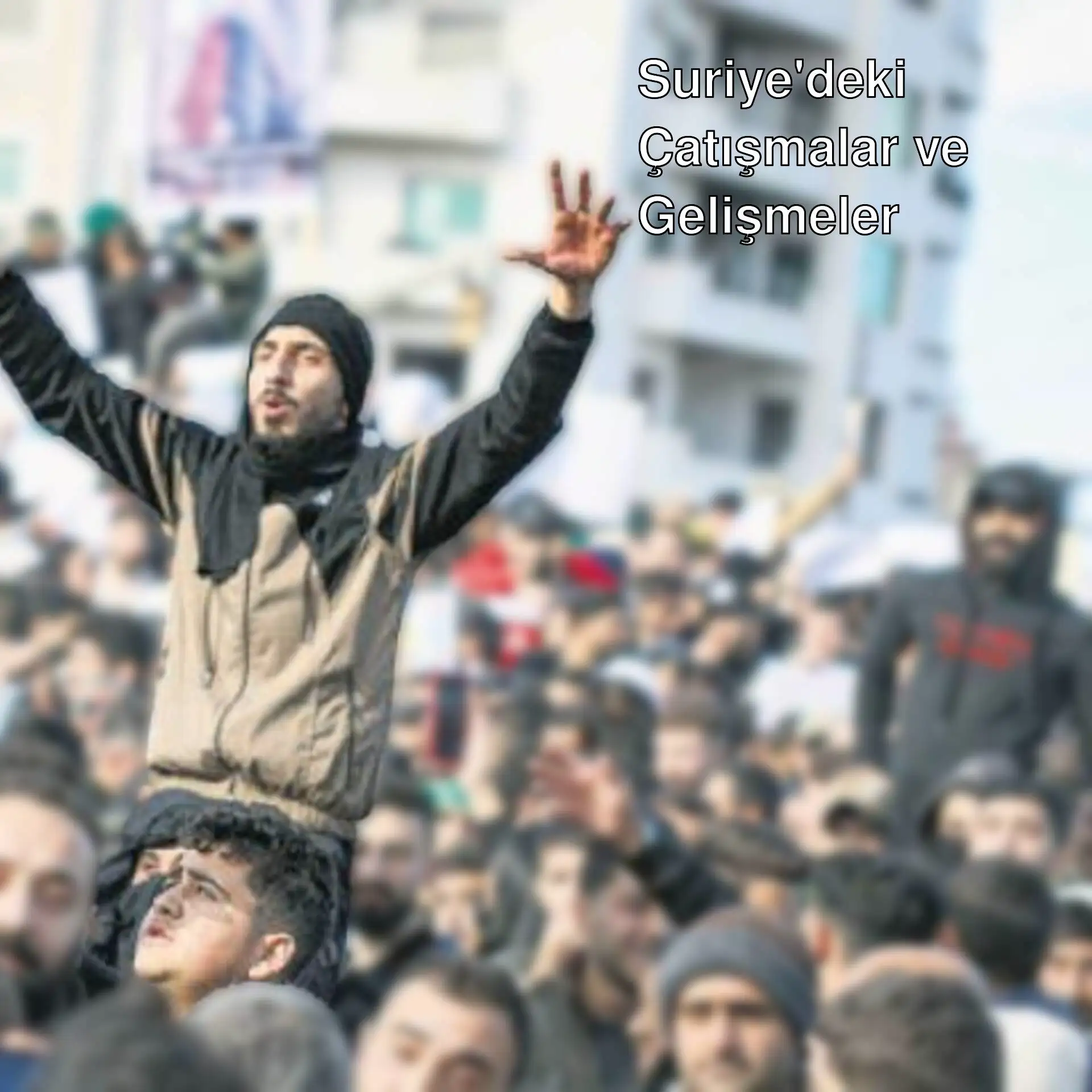 Suriye'deki çatışmalarla ilgili bir grup insan. Suriye'deki çatışmalarla ilgili bir grup insan.